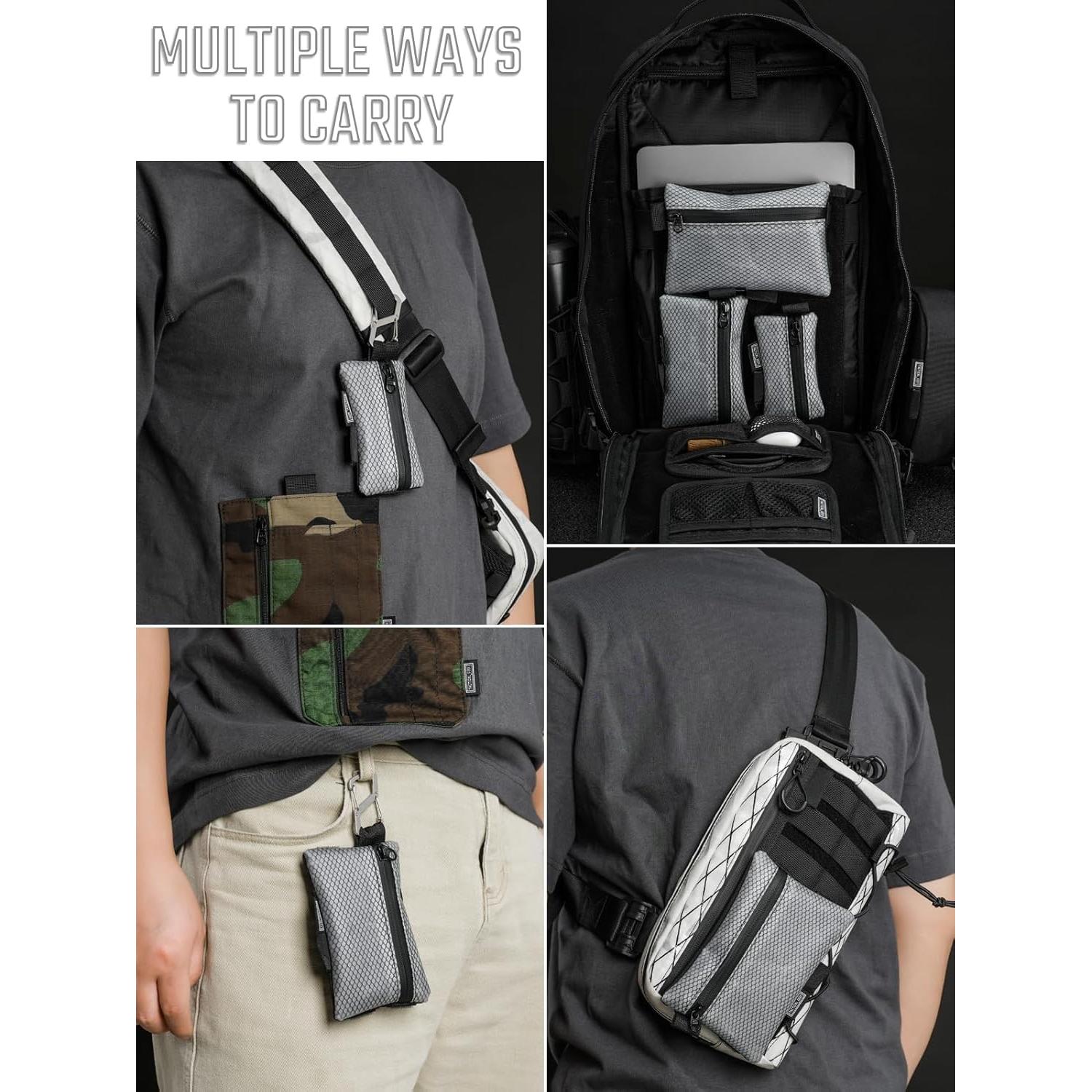 Juego de Bolsas de Almacenamiento TACTICAL GEEK A5 Negro