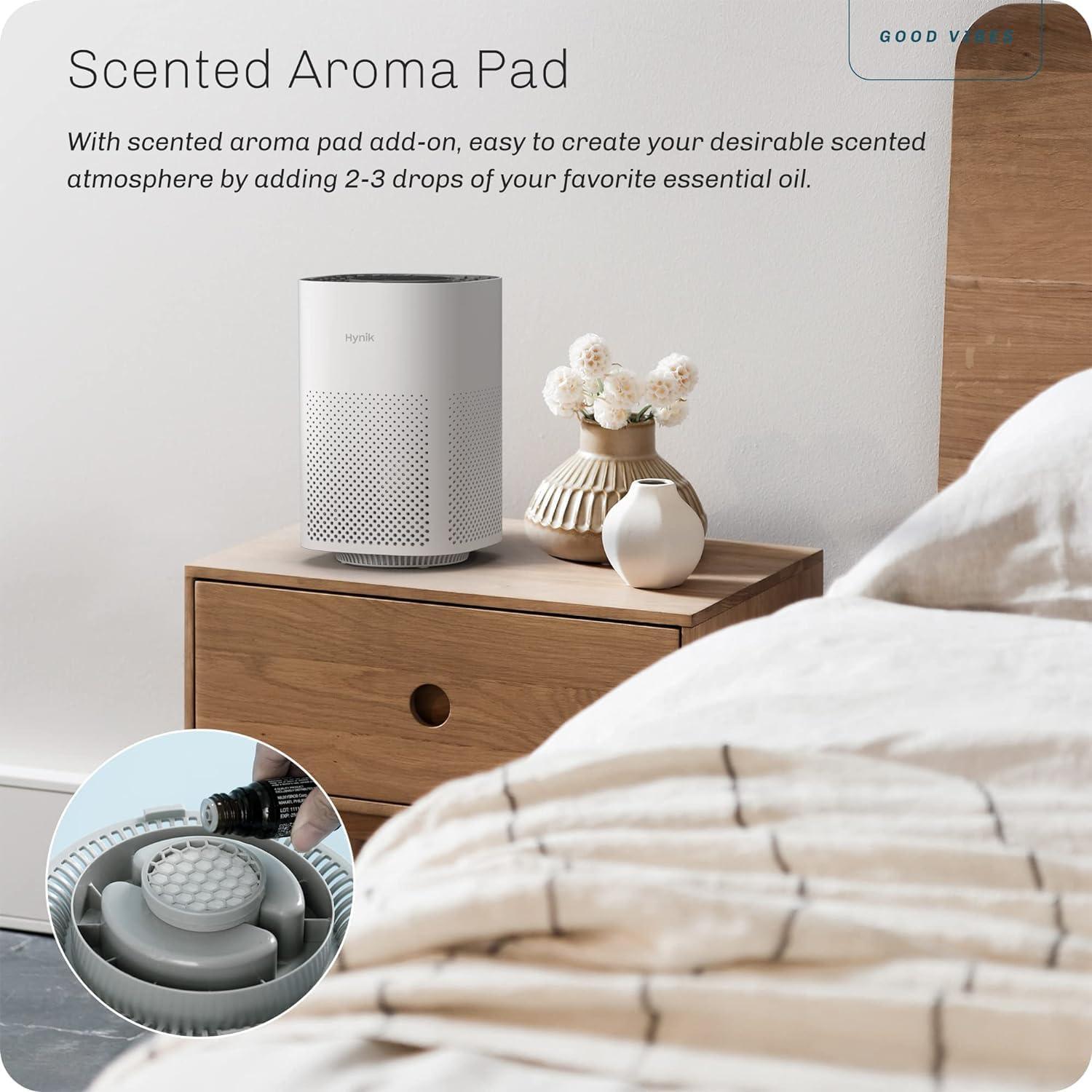 Purificador de Aire Hynik Alviera HEPA H13 20m² Blanco