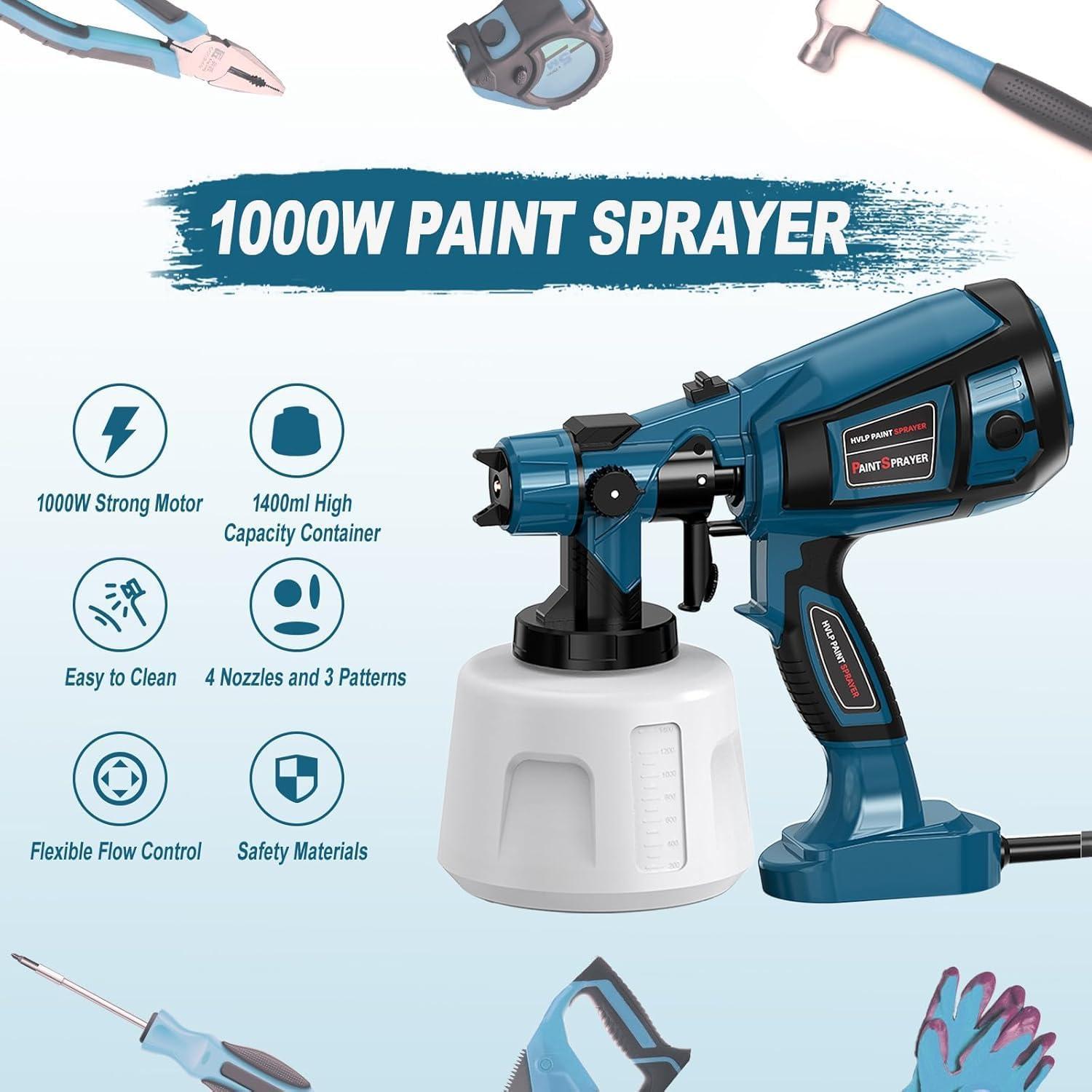 Pulverizador de Pintura Eléctrico Xavax CN-6000 1000W 1400ml