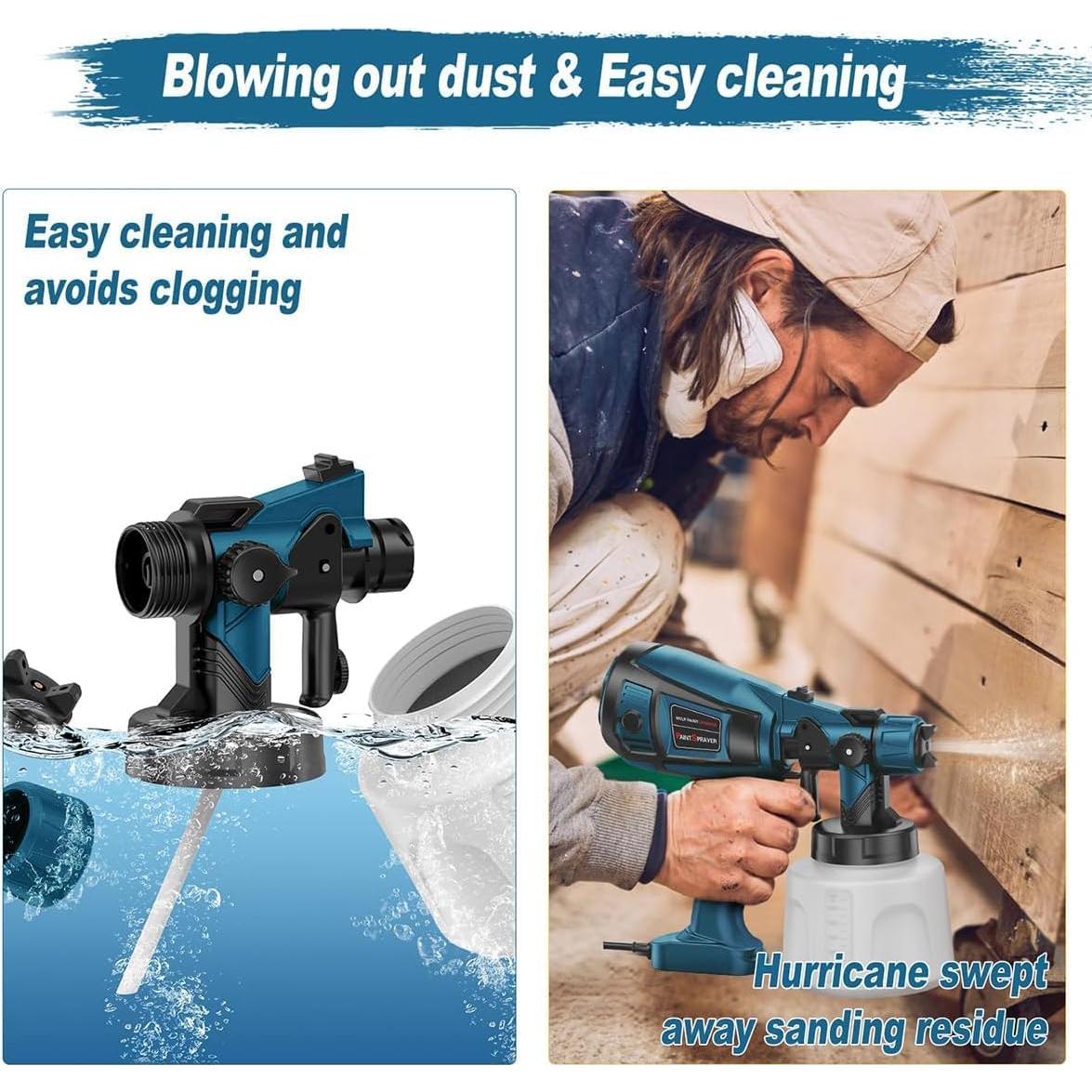 Pulverizador de Pintura Eléctrico Xavax CN-6000 1000W 1400ml