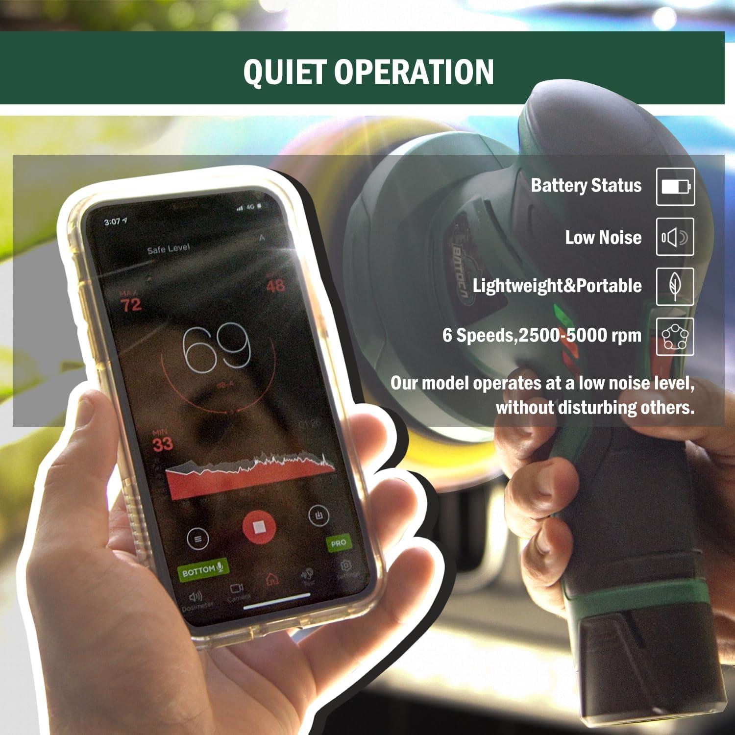 Pulidor Inalámbrico BATOCA S3 12V 2.0Ah 6 Velocidades