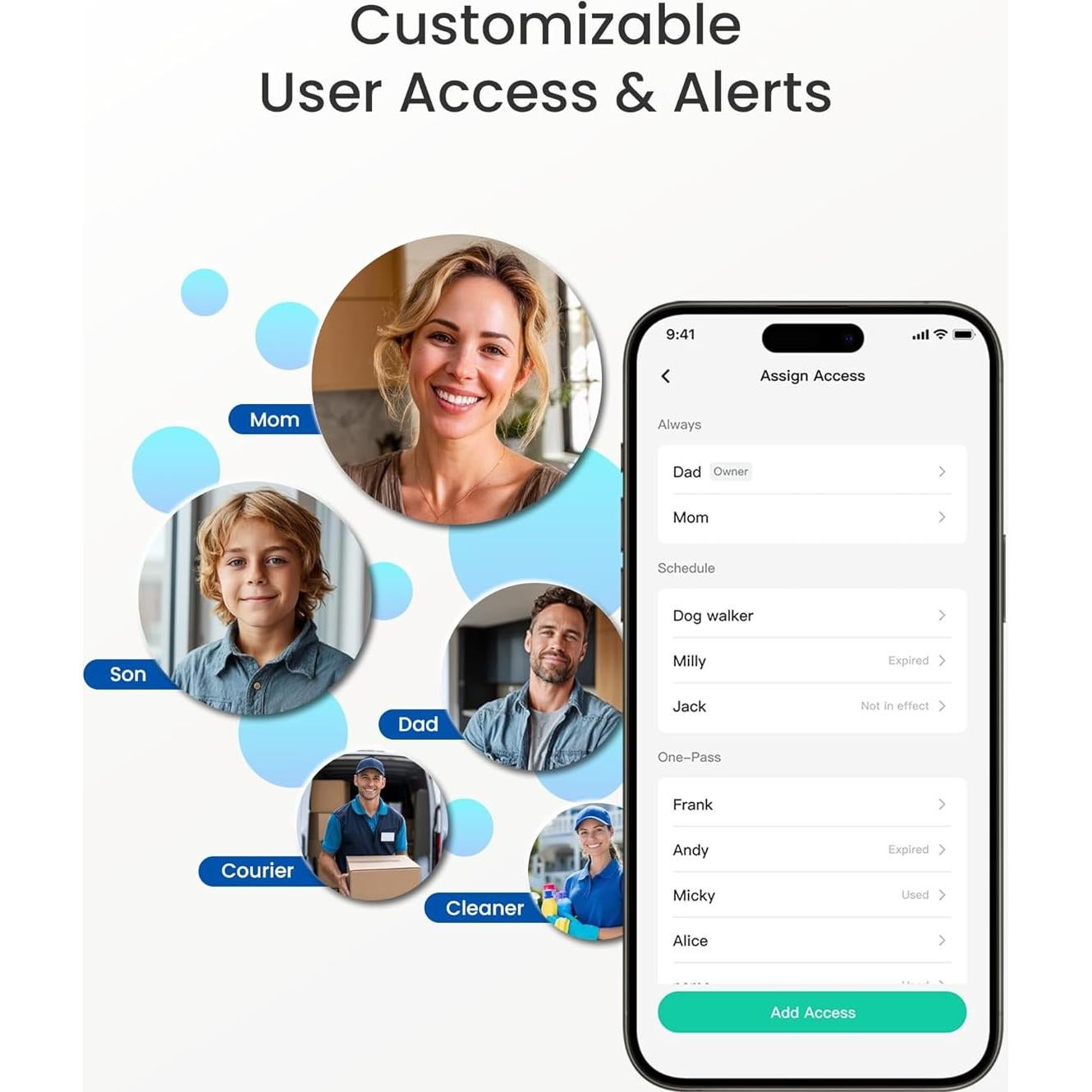 Cerradura Inteligente DESLOC C100 Plus con WiFi y Teclado - Negro
