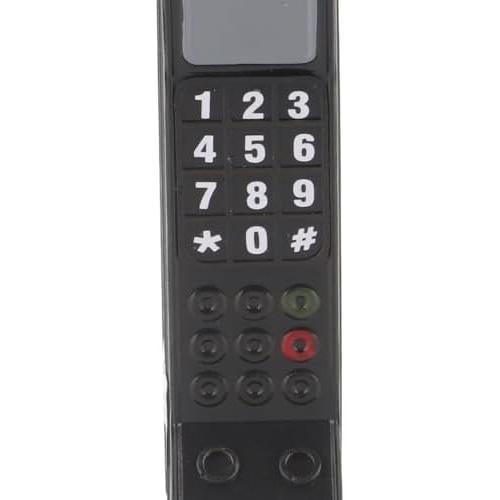 Teléfono Vintage de Ladrillo Zerone Negro para Decoración