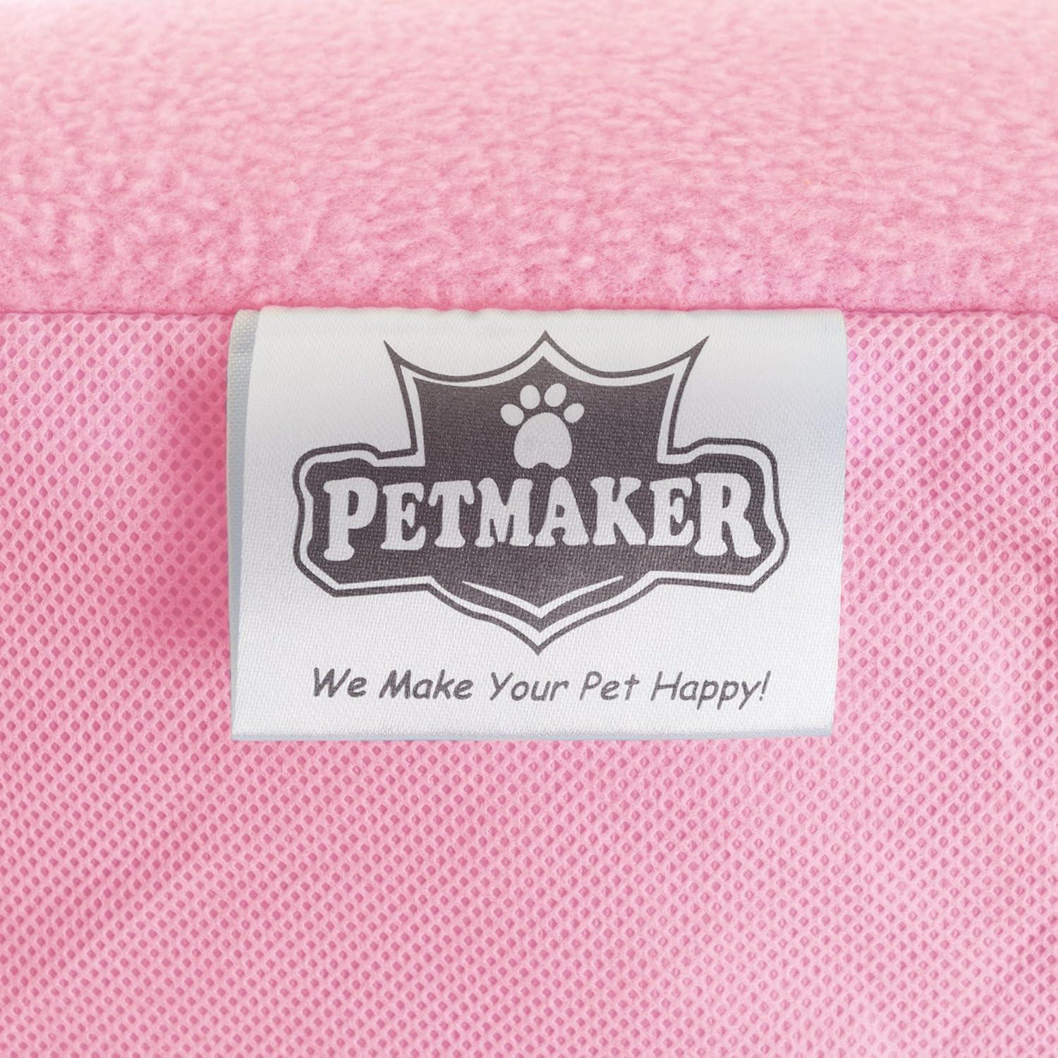 Cama para Gatos PETMAKER Rosa con Cojín Removible