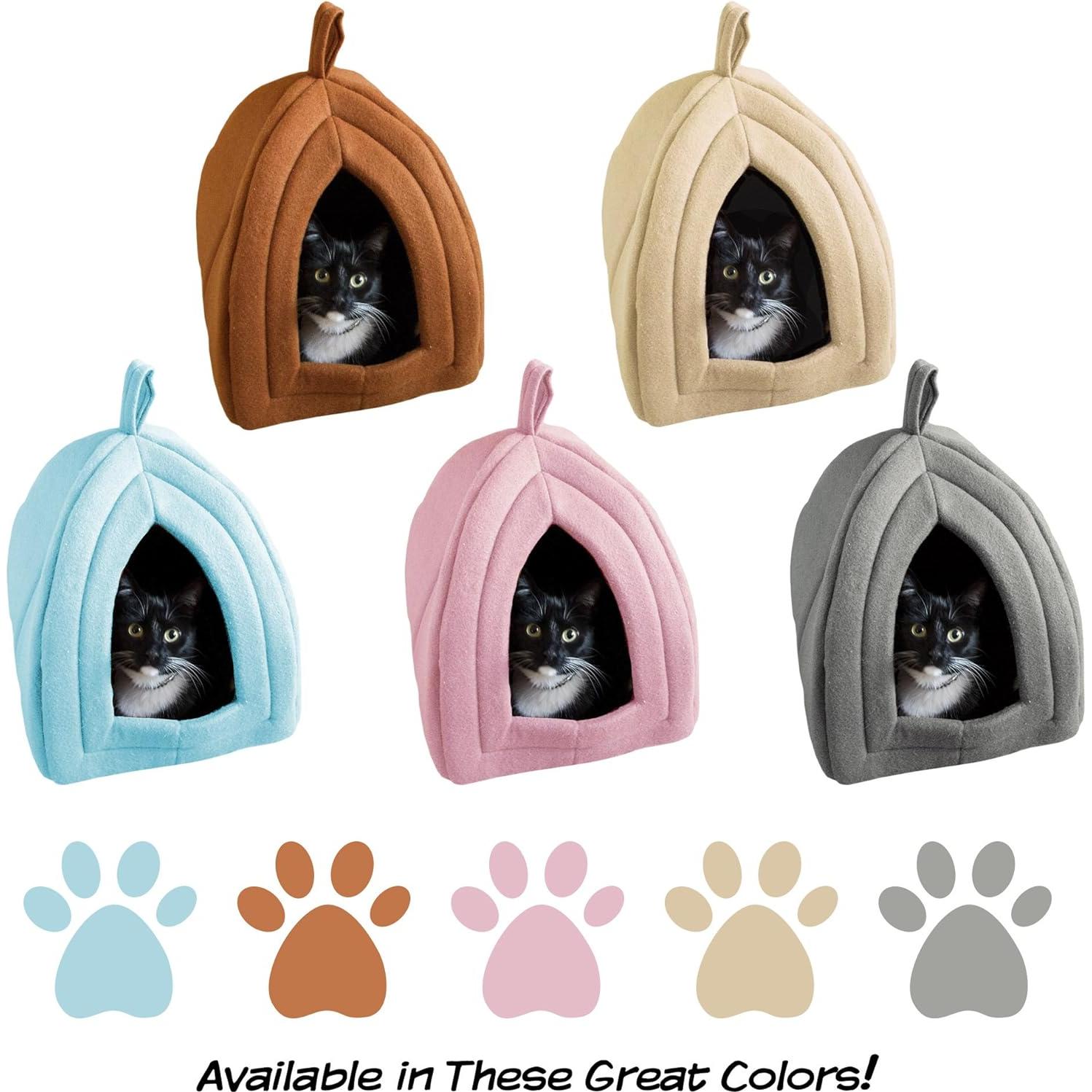 Cama para Gatos PETMAKER Rosa con Cojín Removible