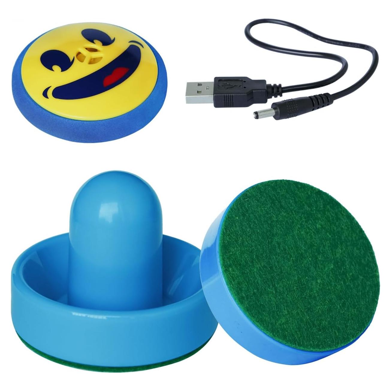 Disco de Hockey de Aire Recargable HYCT con Palas Azules