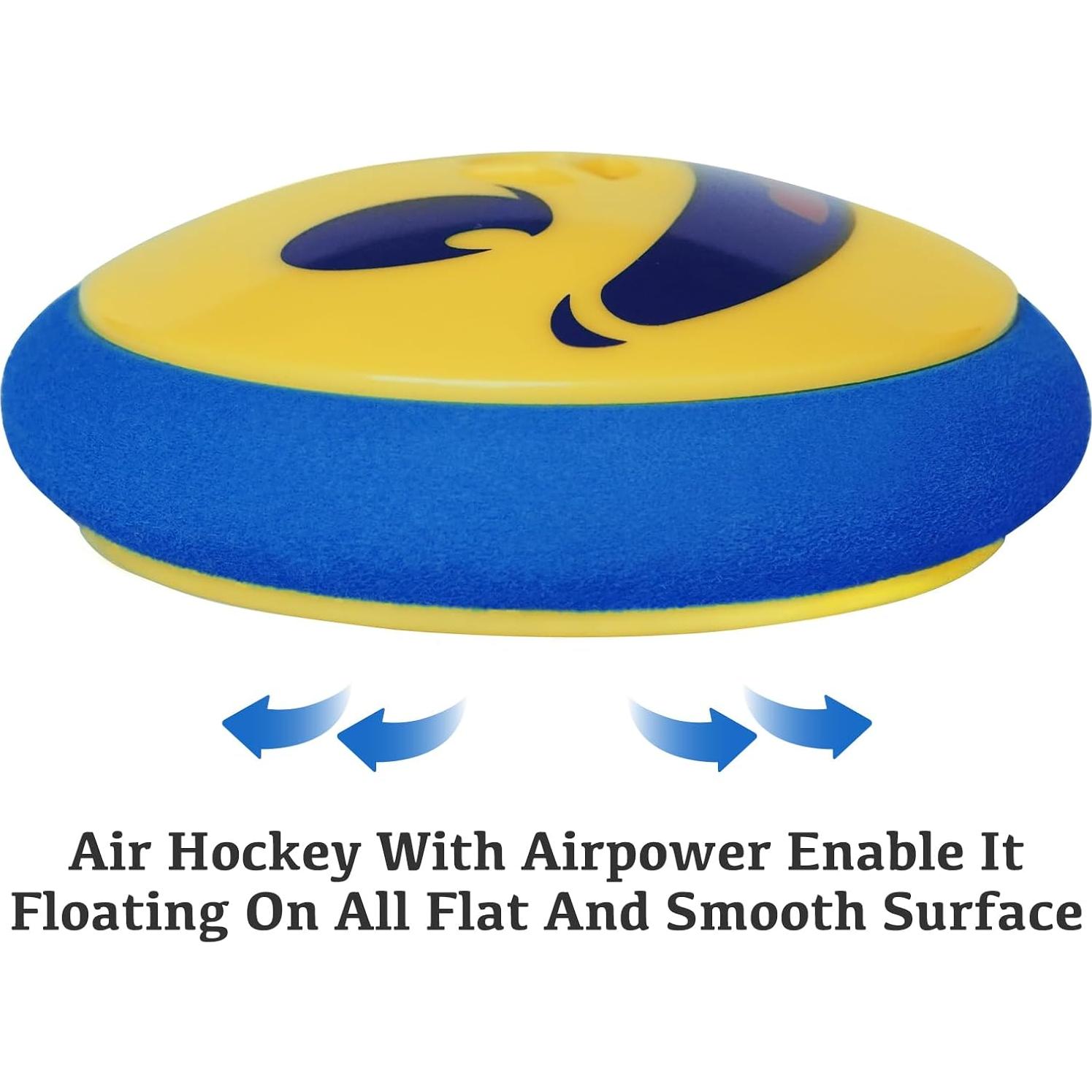 Disco de Hockey de Aire Recargable HYCT con Palas Azules