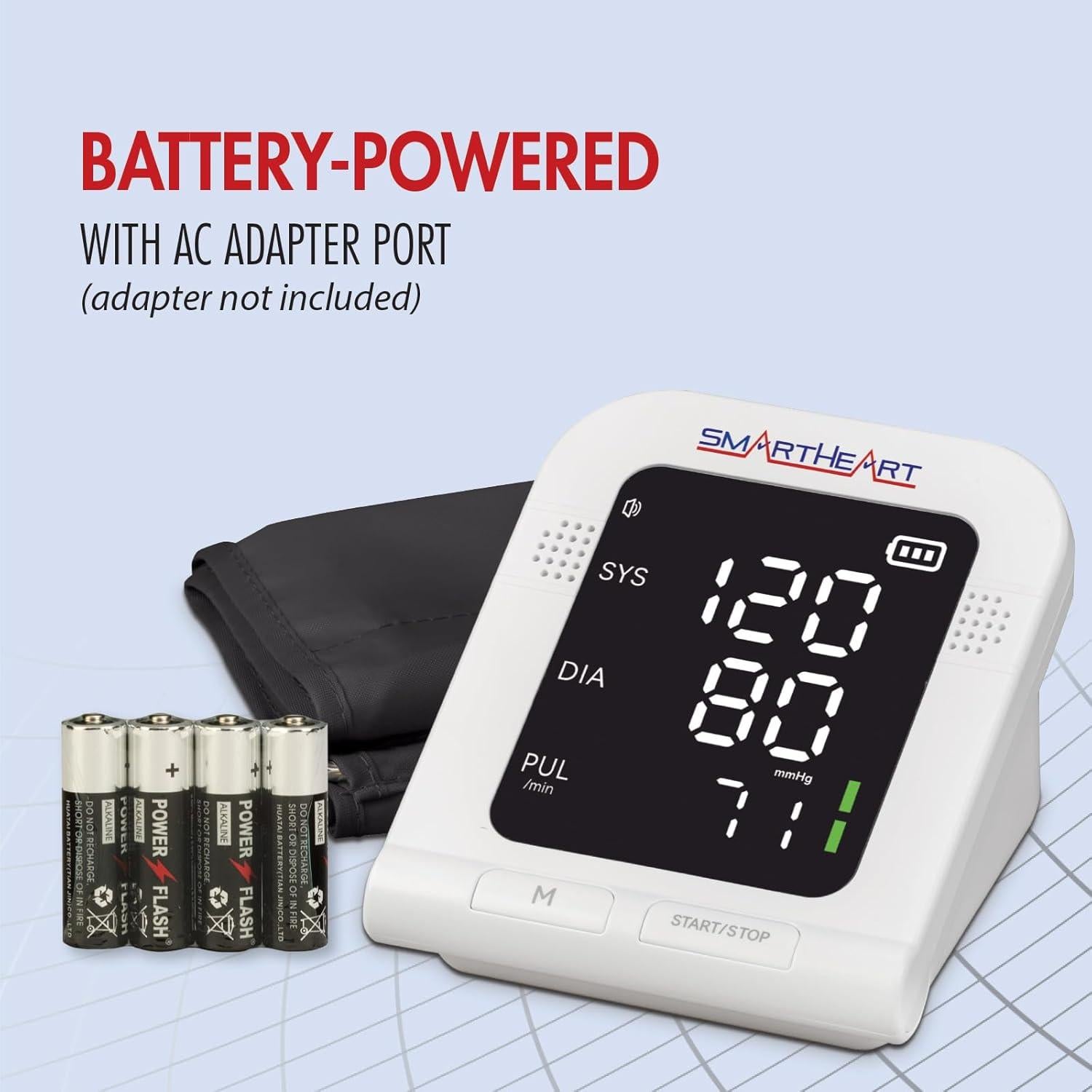 Monitor de Presión Arterial Veridian Healthcare 01-742T con Instrucciones Auditivas
