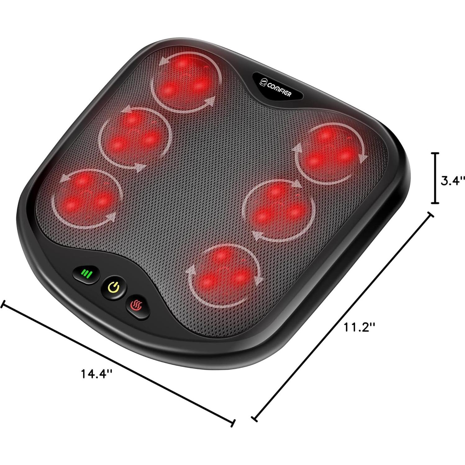 Masajeador de pies y espalda Comfier CF-5903 Shiatsu con calor