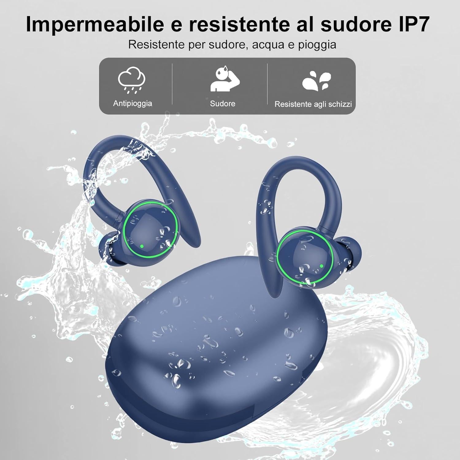 Auriculares Traductores Inalámbricos Ai C6 144 Idiomas Azul