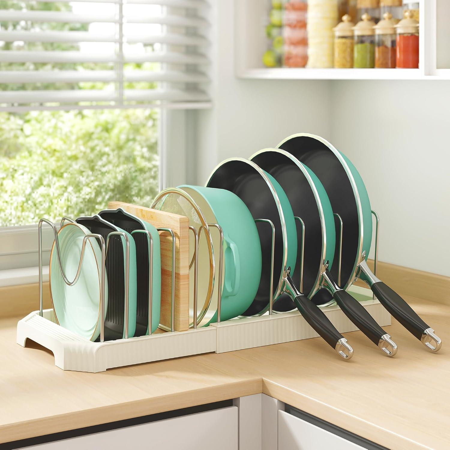 Organizador de Ollas y Sartenes Pantasia Expandible 10 Divisores