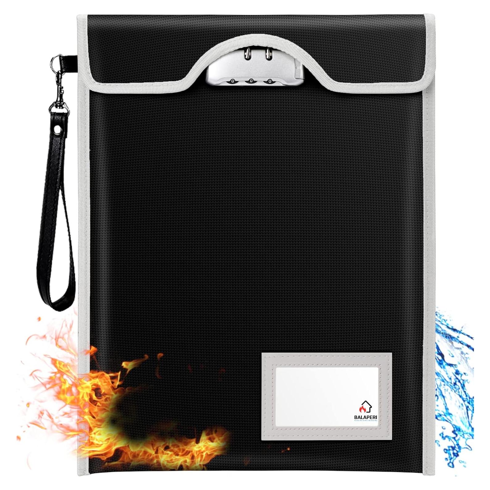 Bolsa a Prueba de Fuego BALAPERI 38x27 cm con Cerradura