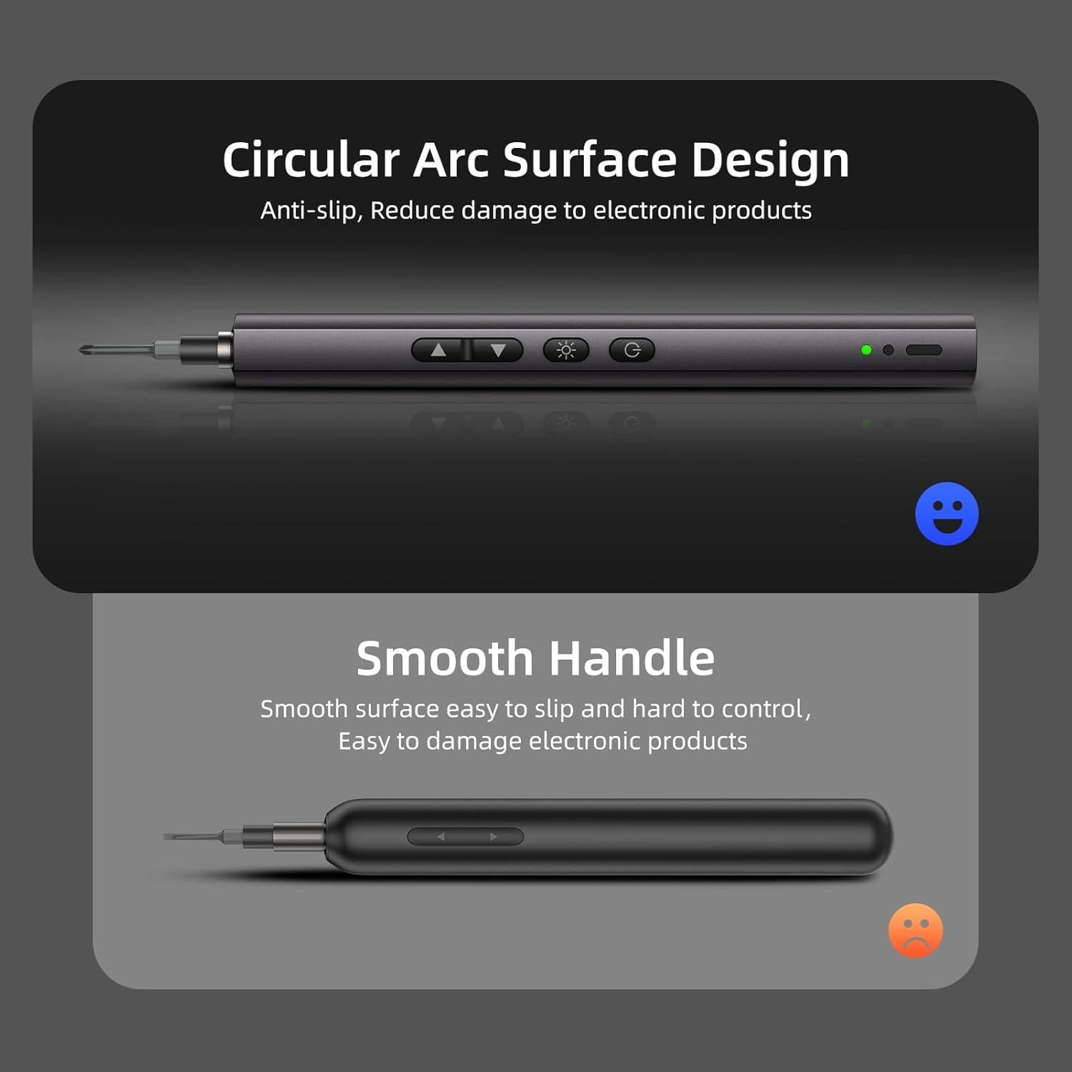 Destornillador Eléctrico MAVHTEL 44 en 1 con Luz LED