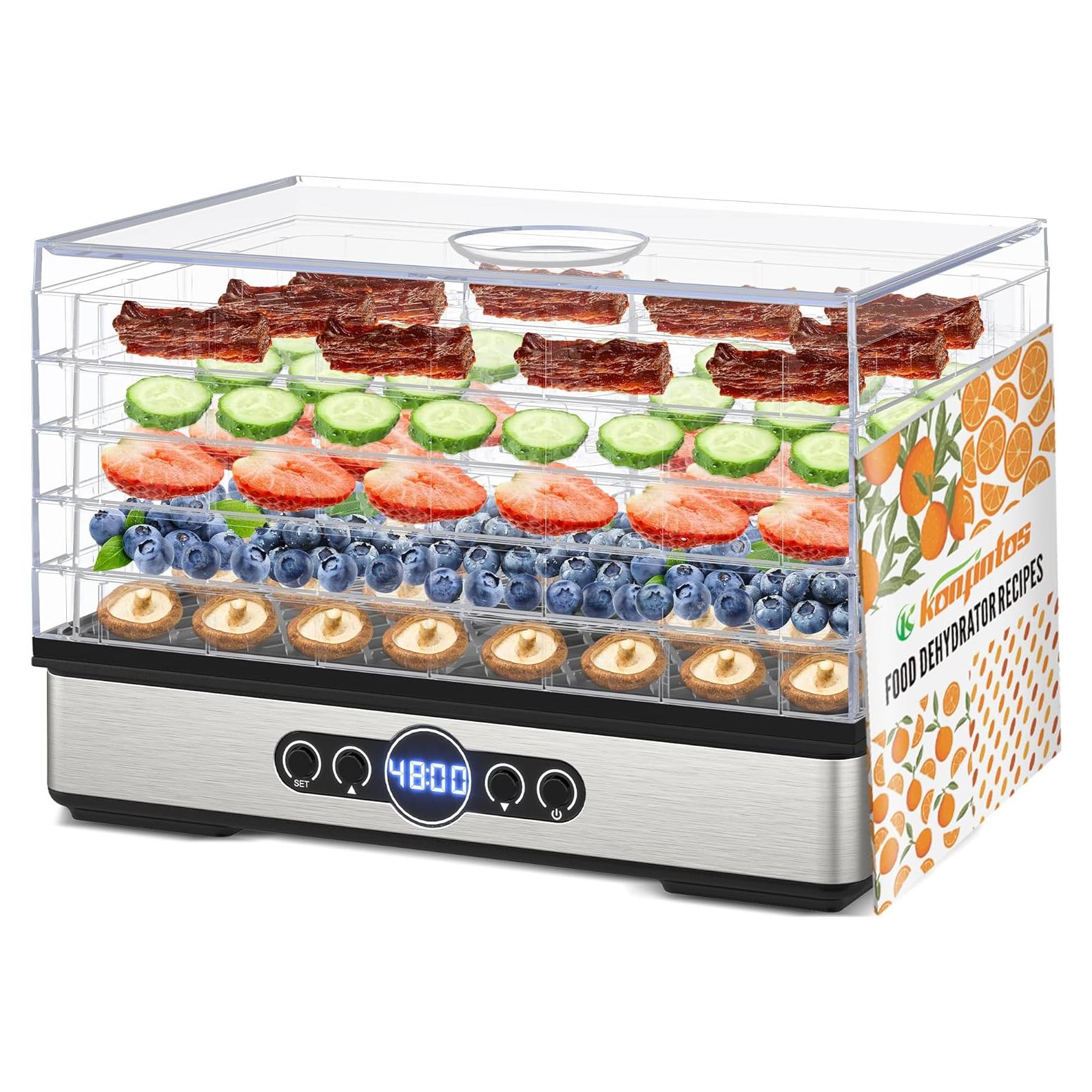 Deshidratador de Alimentos Konfintos KS904 5 Bandejas 400W