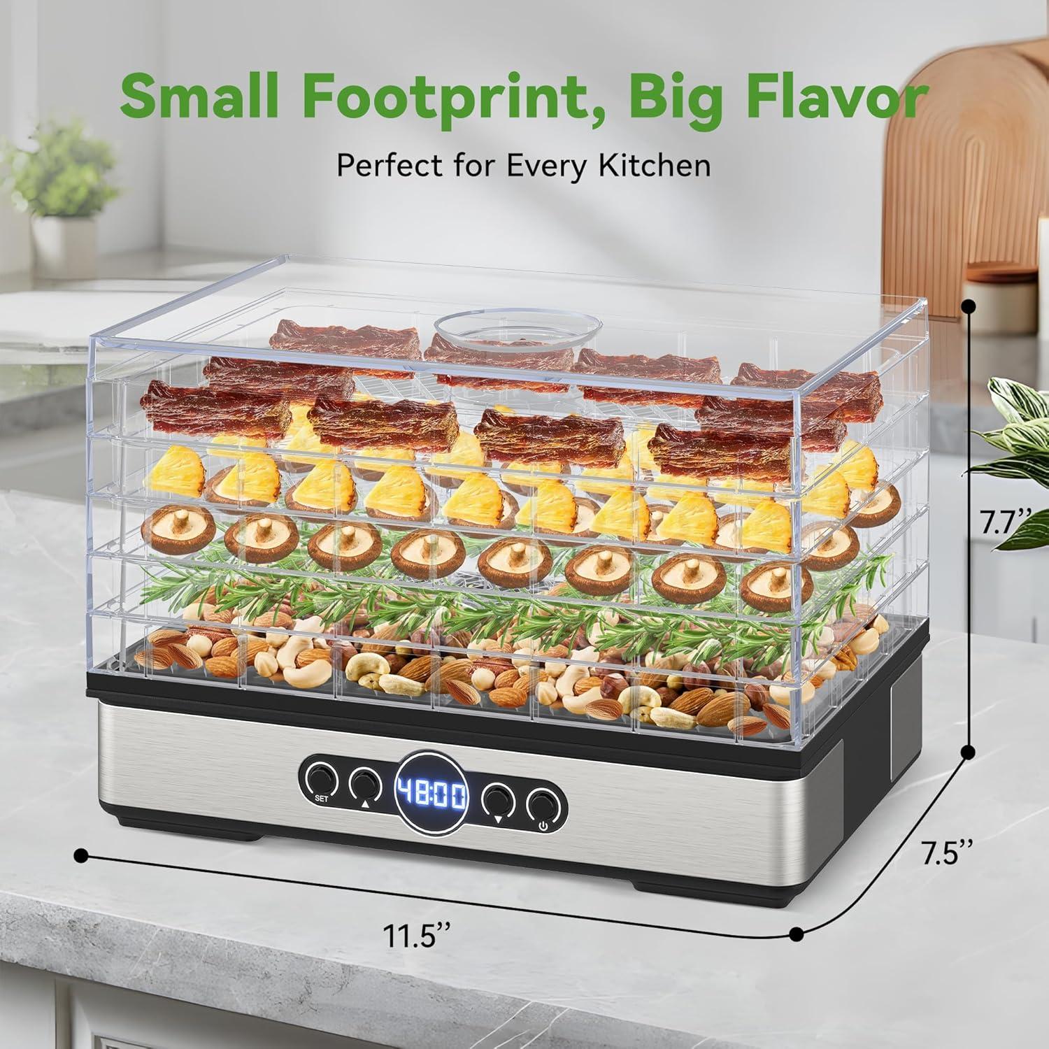 Deshidratador de Alimentos Konfintos KS904 5 Bandejas 400W