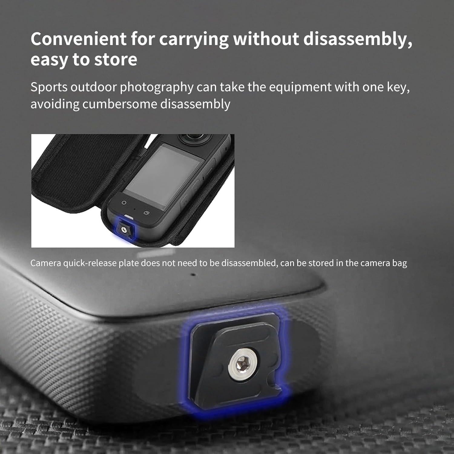 Adaptador de Montaje Rápido Mechrig MR63015 para Trípode