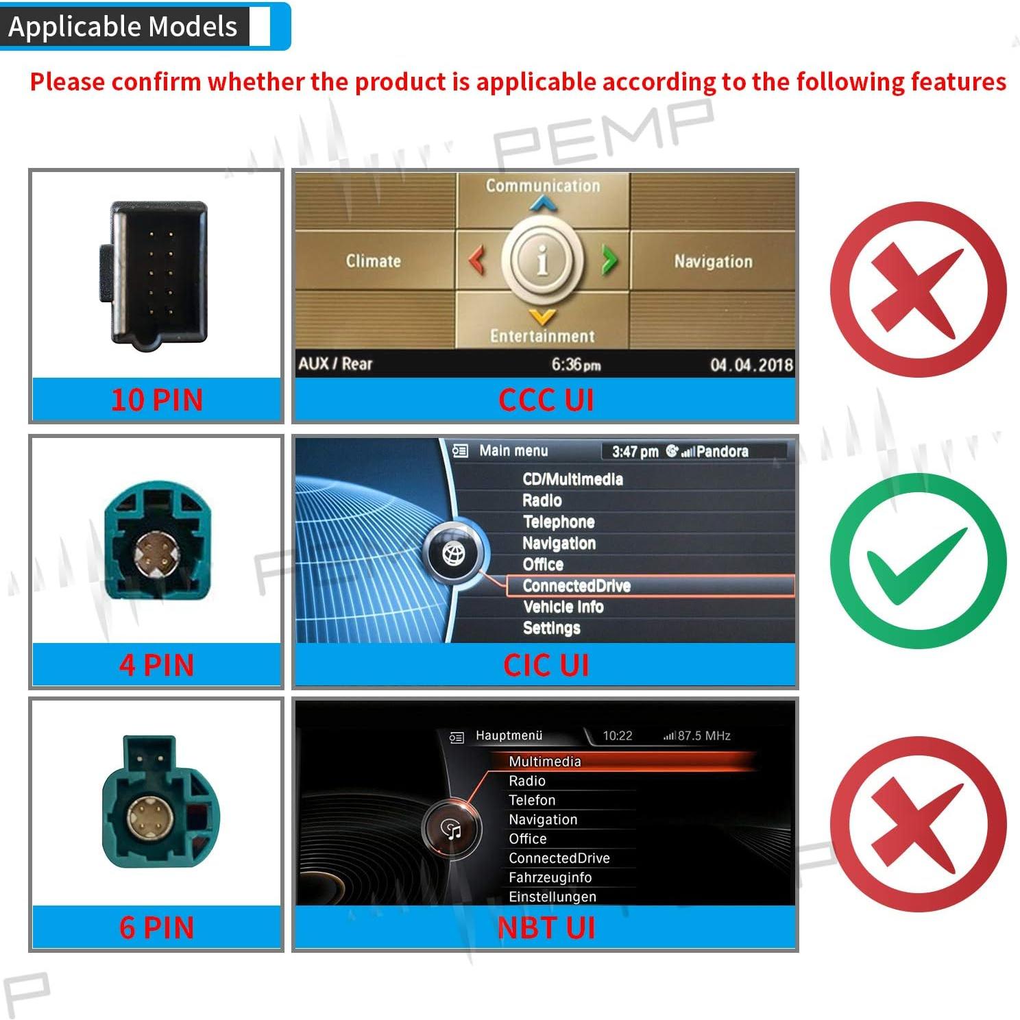 Pantalla Vertical 10.25" ALEX E70 E71 CIC con CarPlay y Android Auto