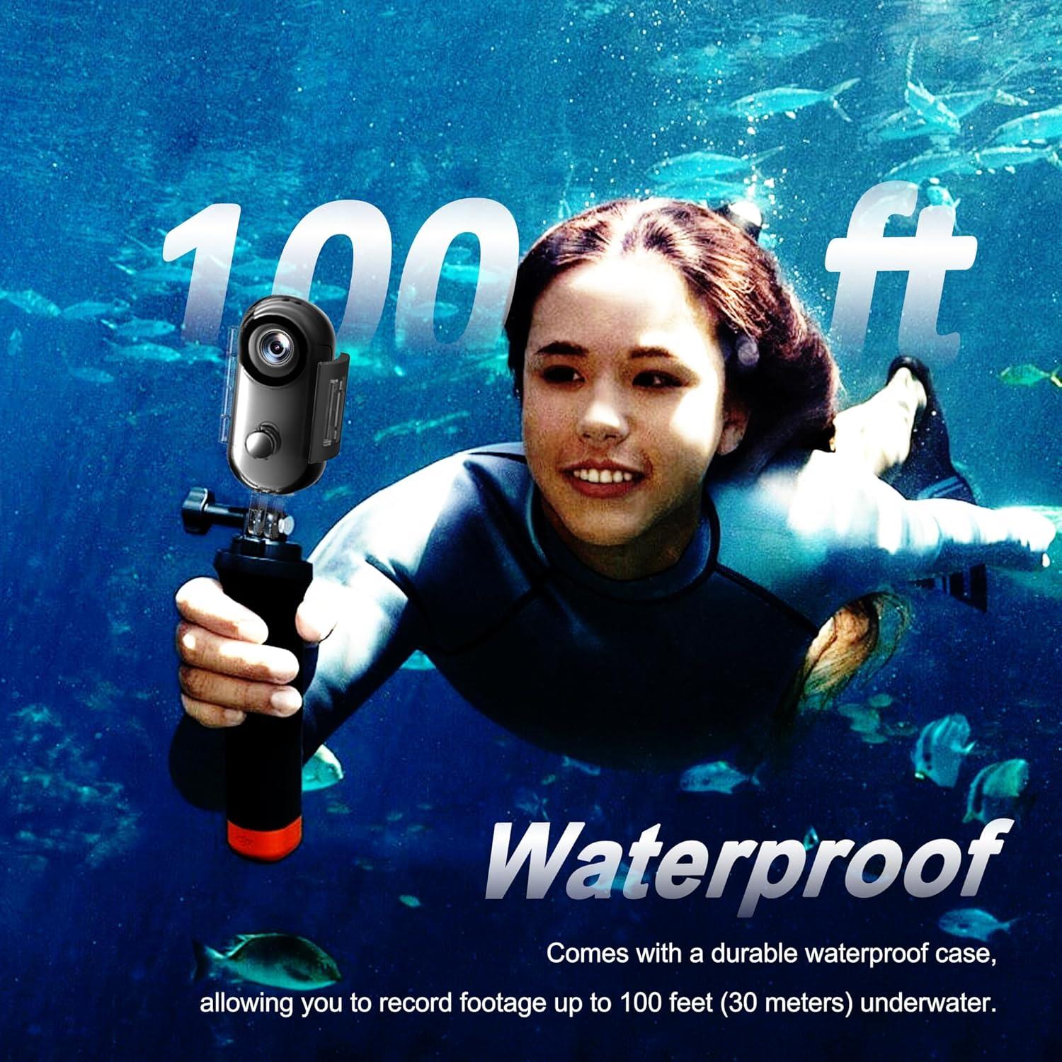 Cámara Mini 4K Tianzhenlan H88 128GB a Prueba de Agua