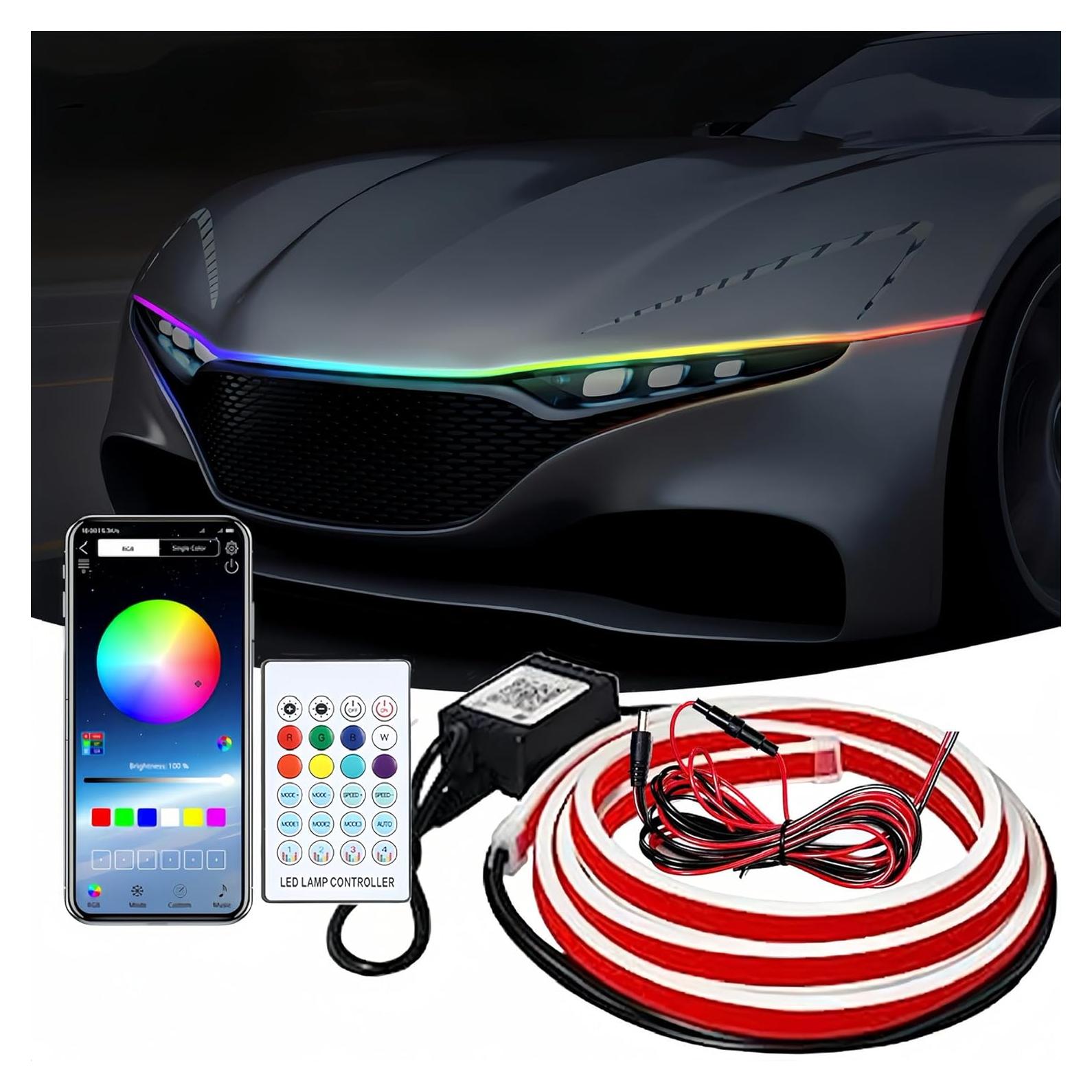 Luces LED Tockmoon 150 cm Multicolor 120 Modos 12V