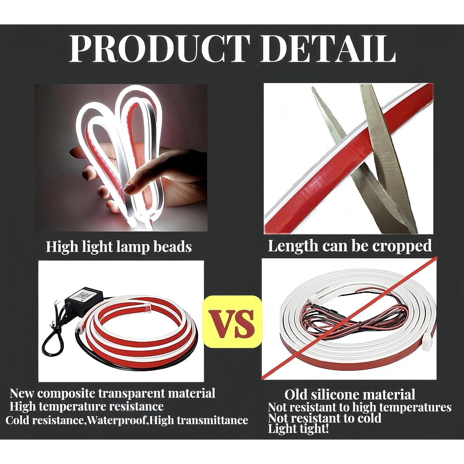 Luces LED Tockmoon 150 cm Multicolor 120 Modos 12V