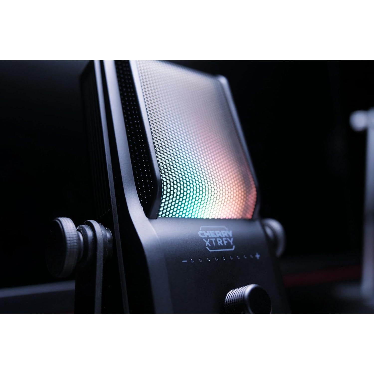 Micrófono USB Ngale R Cherry para Grabaciones y Streaming RGB