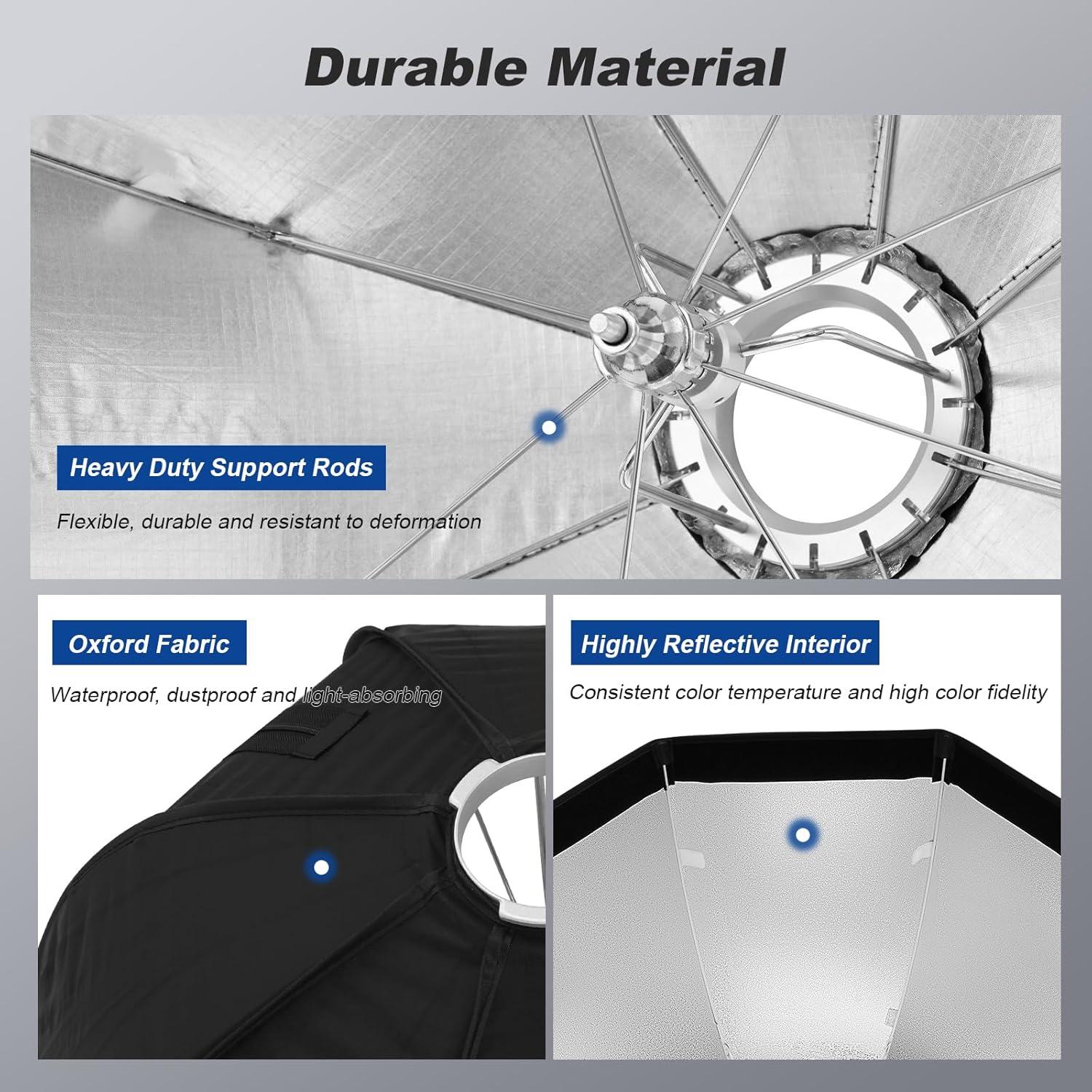 Softbox Godox AD-S60S 60cm con Difusores y Rejilla