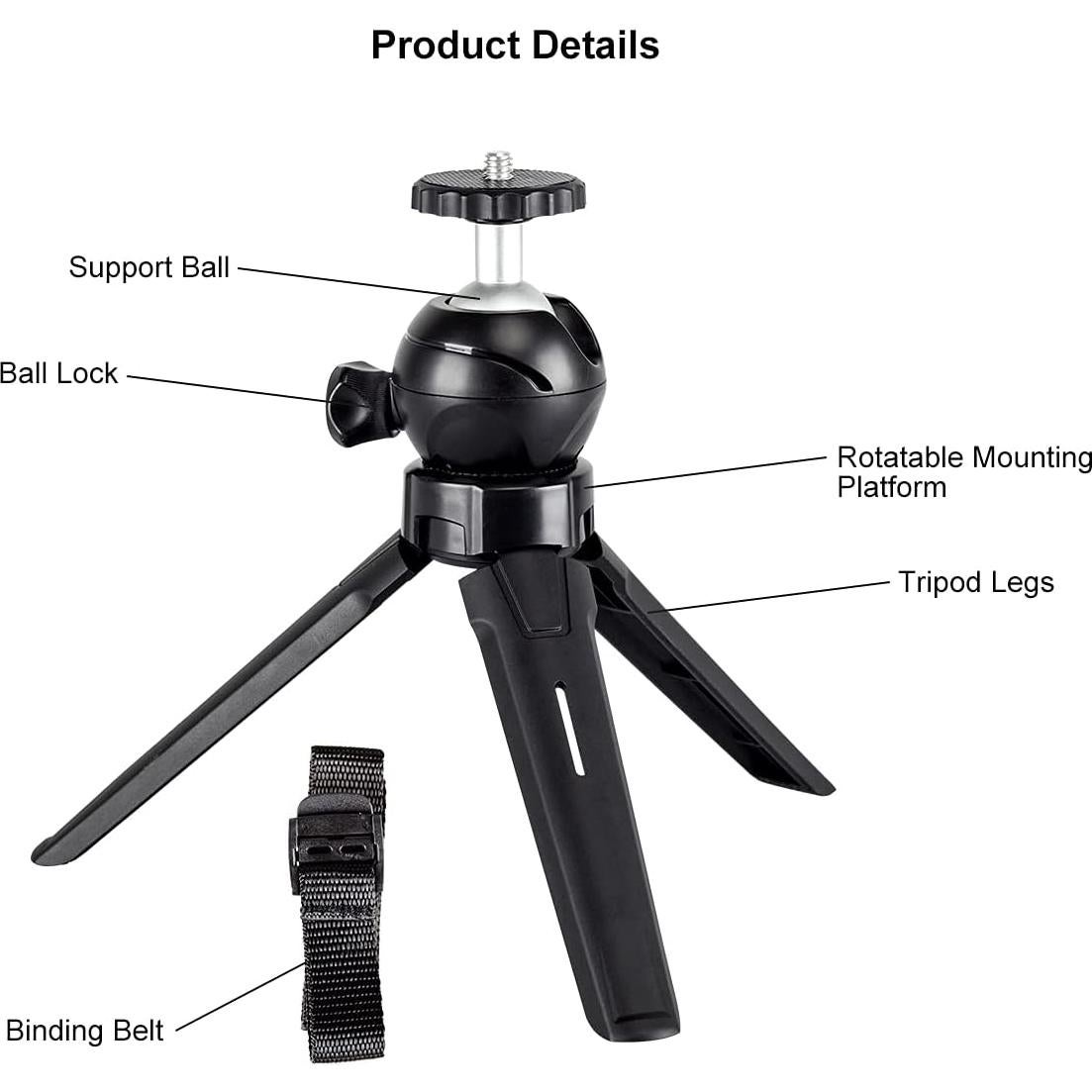 Trípode Mini SIRUI 3T-05K con Control Remoto Bluetooth