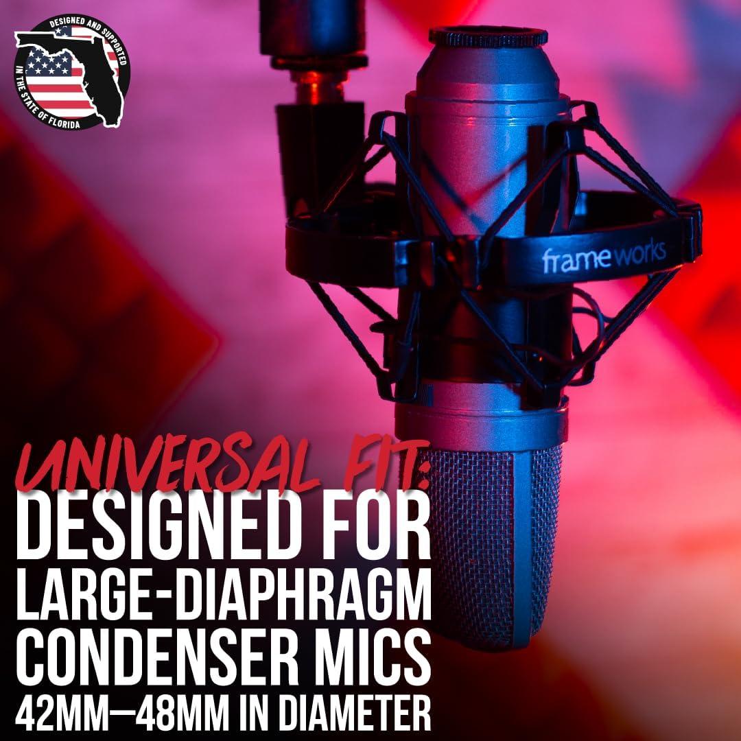 Soporte Antivibración Universal Gator para Micrófonos 42-48mm