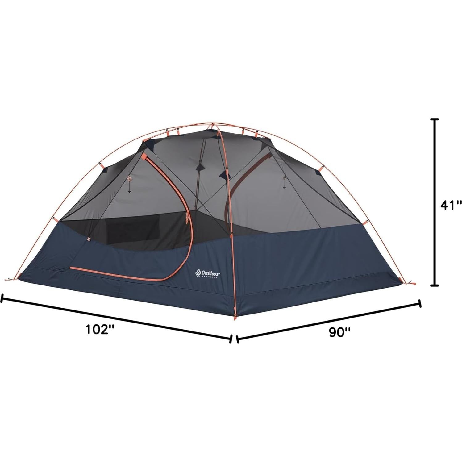 Tienda de Camping Outdoor Products Azul 4 Personas Autopropante