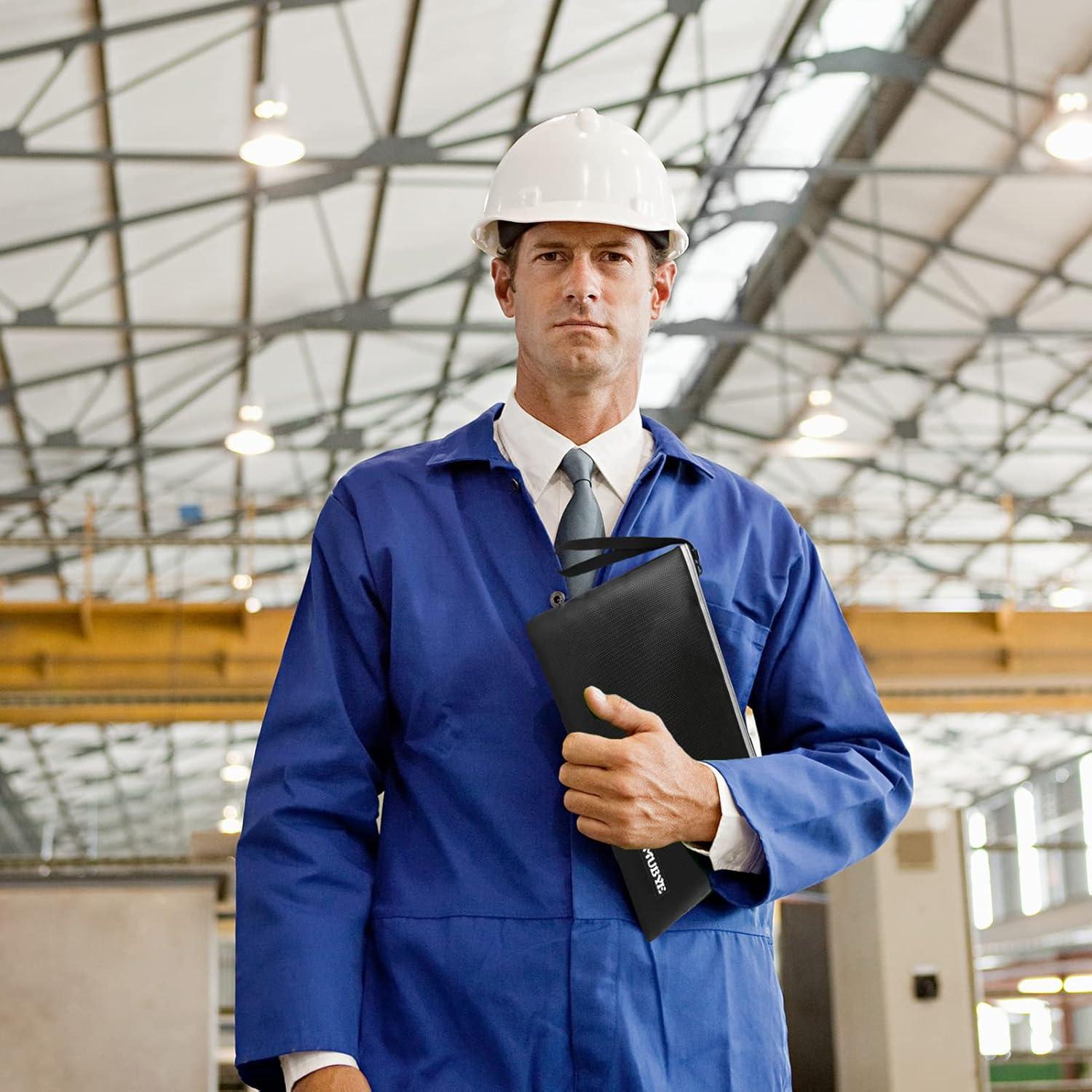 Bolsa de Documentos MUBYE a Prueba de Fuego y Agua 26.9x17cm