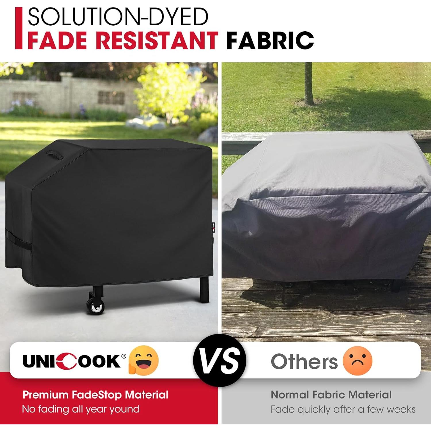 Cubierta de Parrilla Unicook 28" Resistente al Agua Negra