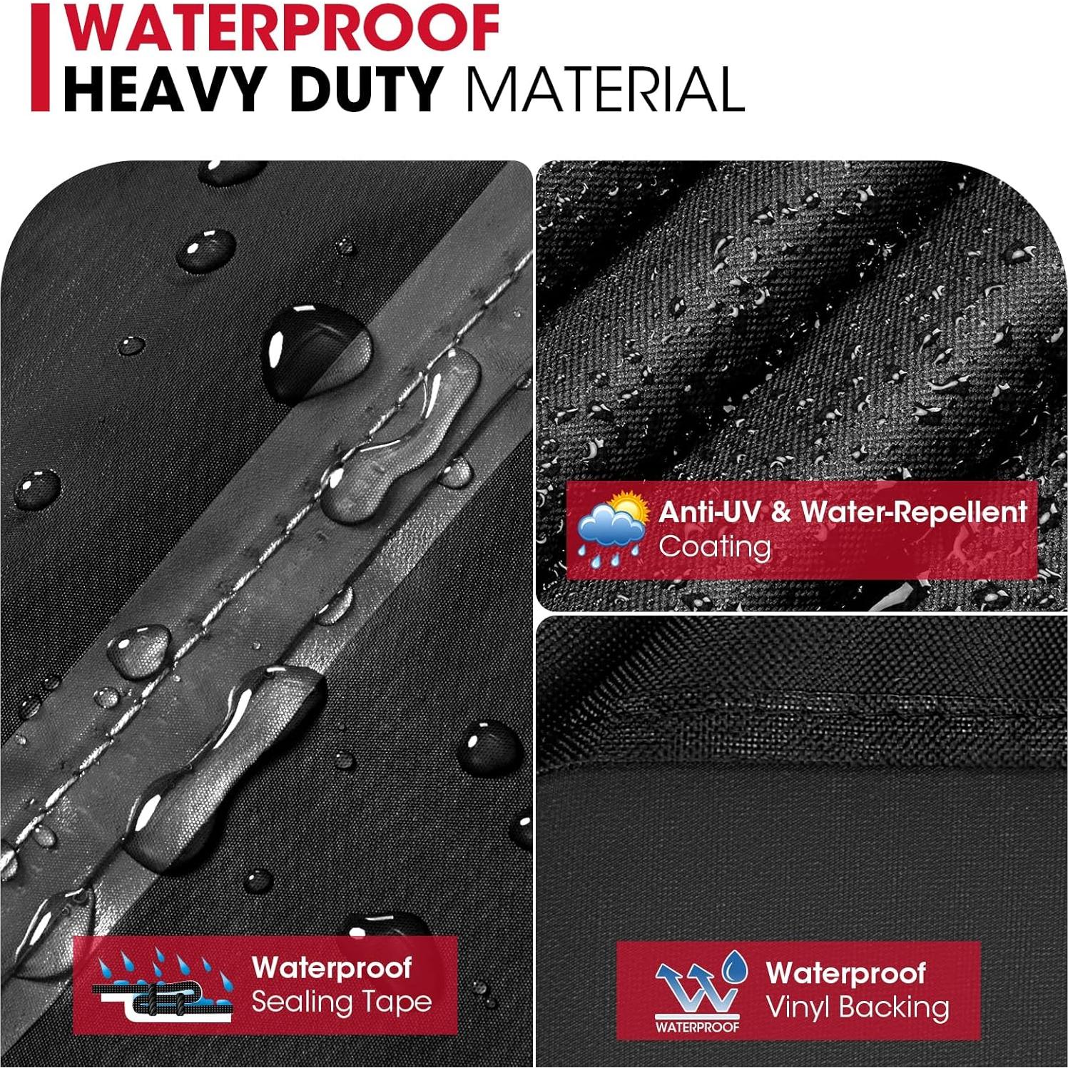 Cubierta de Parrilla Unicook 28" Resistente al Agua Negra