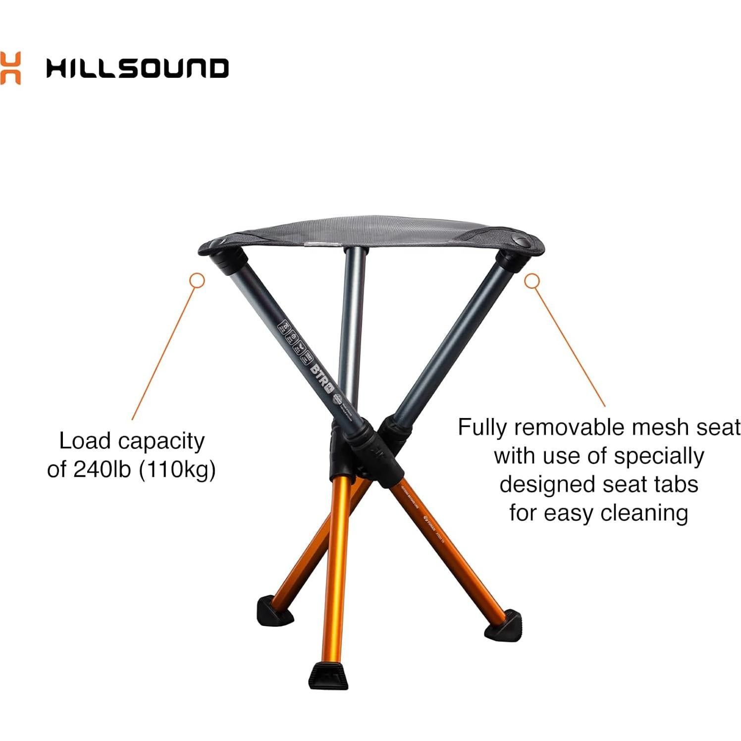 Taburete Plegable Hillsound BTR Ultraligero 35.6cm Alpenglow