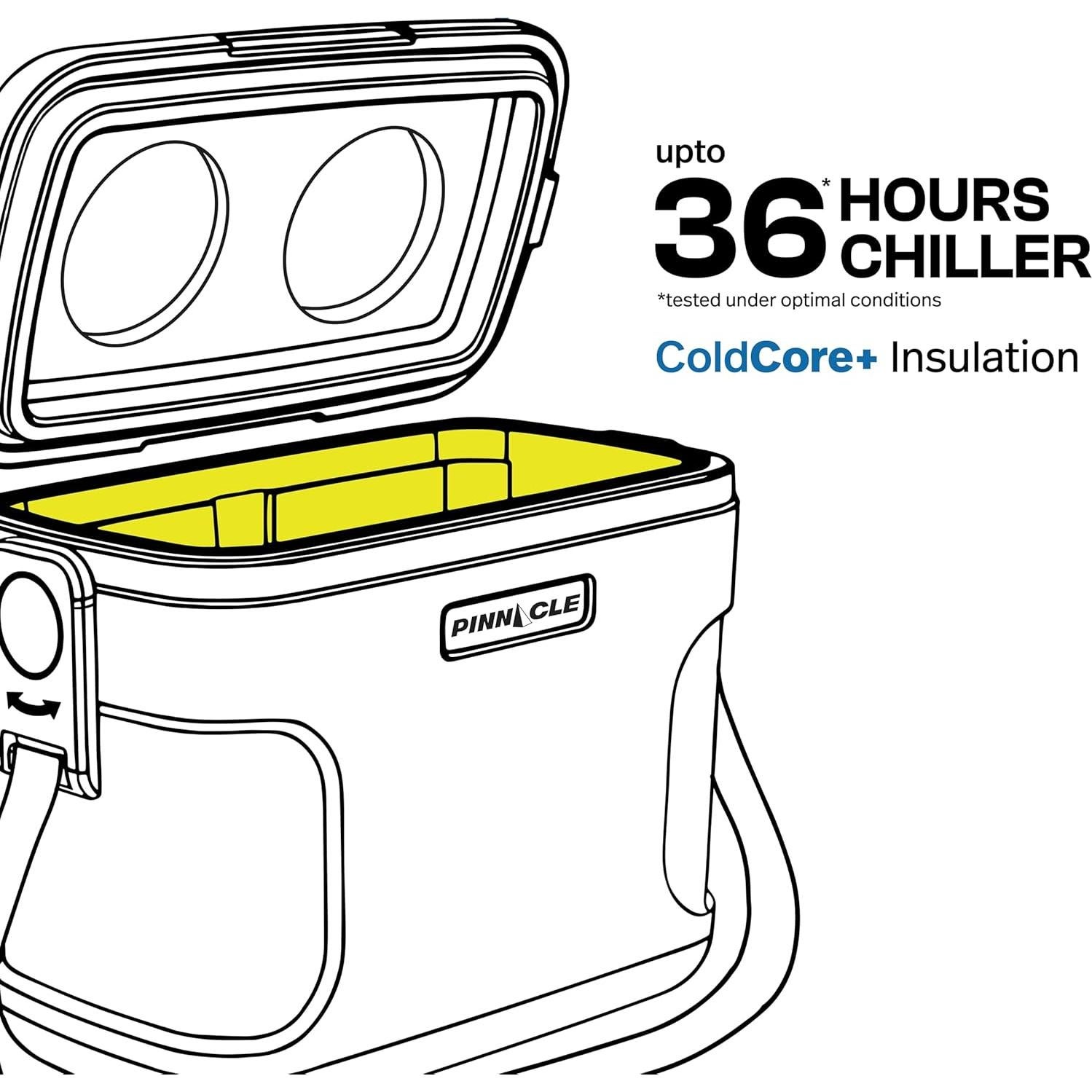 Mini Cooler Pinnacle 8 Litros con Divisor Inteligente Azul