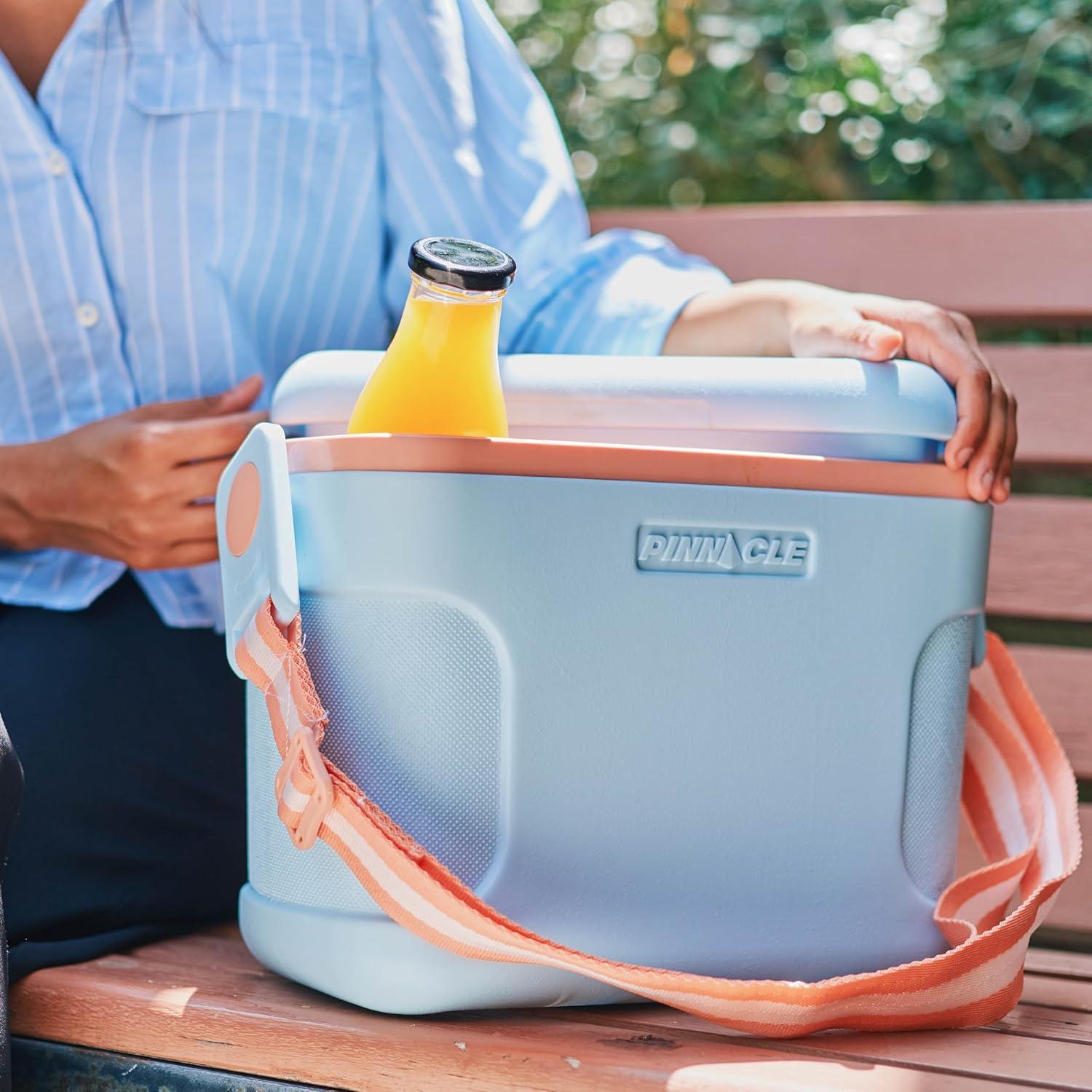 Mini Cooler Pinnacle 8 Litros con Divisor Inteligente Azul