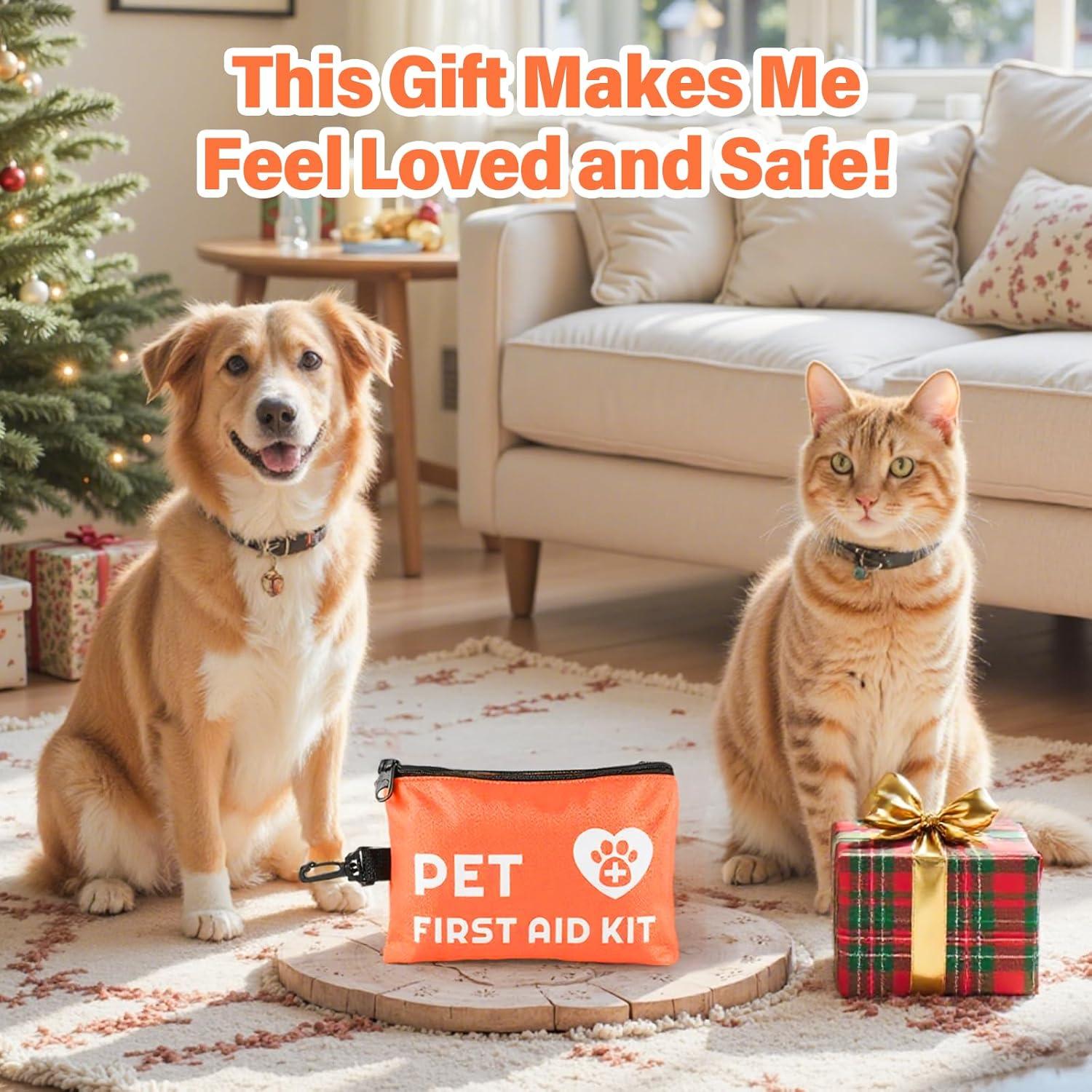 Kit de Primeros Auxilios para Perros Homsoil 45 Piezas Resistente