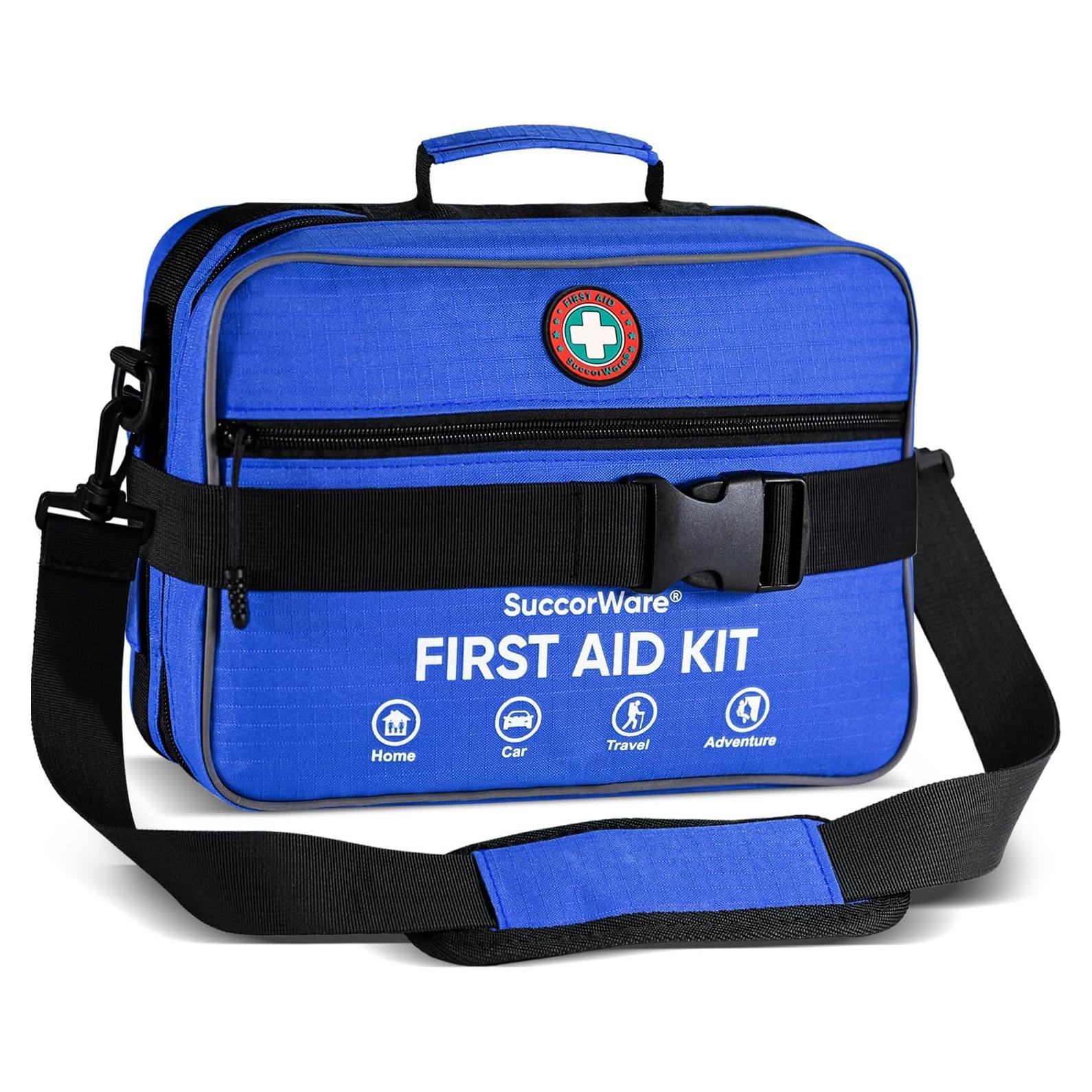 Kit de Primeros Auxilios SuccorWare 435 Piezas Profesional Azul