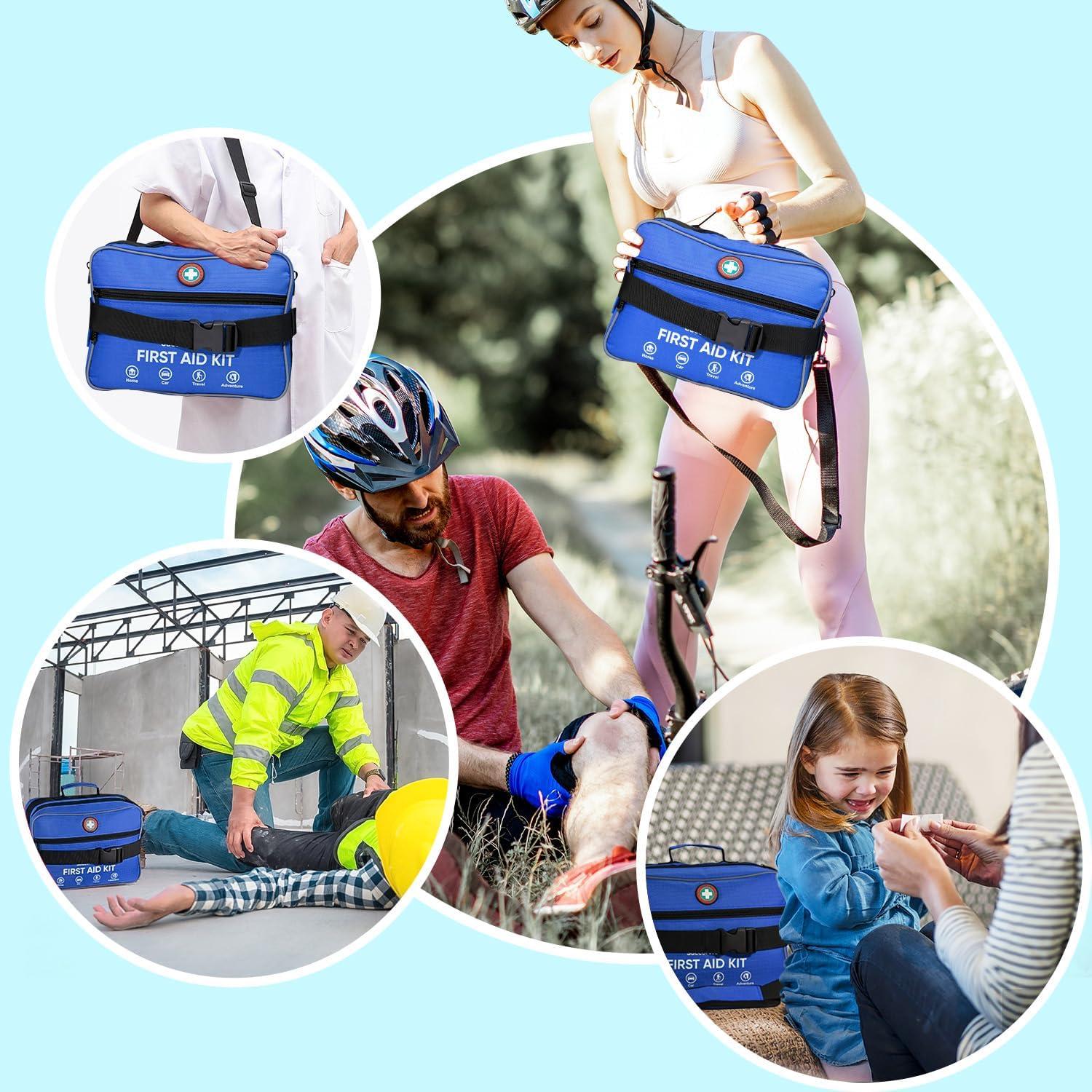 Kit de Primeros Auxilios SuccorWare 435 Piezas Profesional Azul