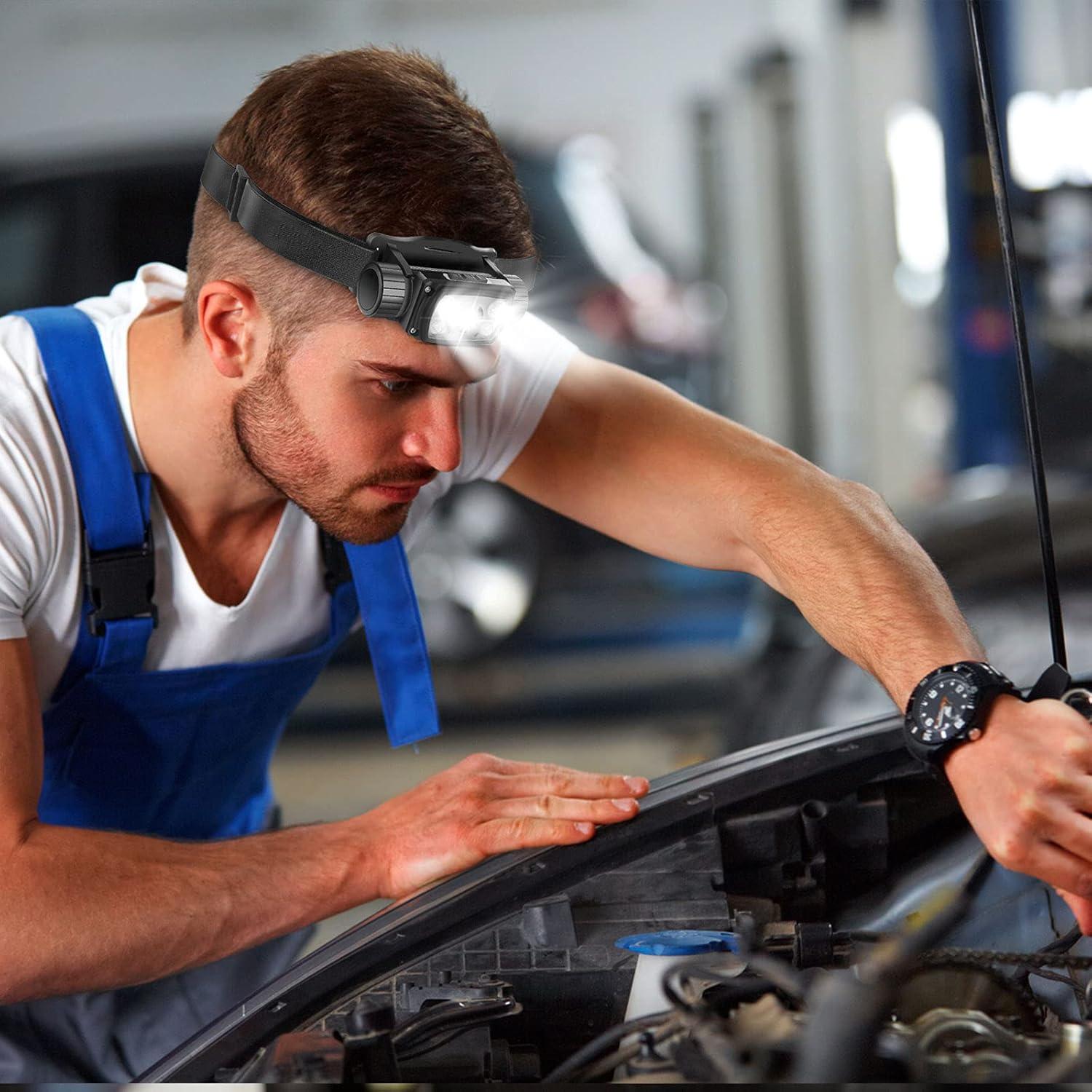 Linterna Frontal LED Northlet 1000 Lúmenes Recargable IPX6