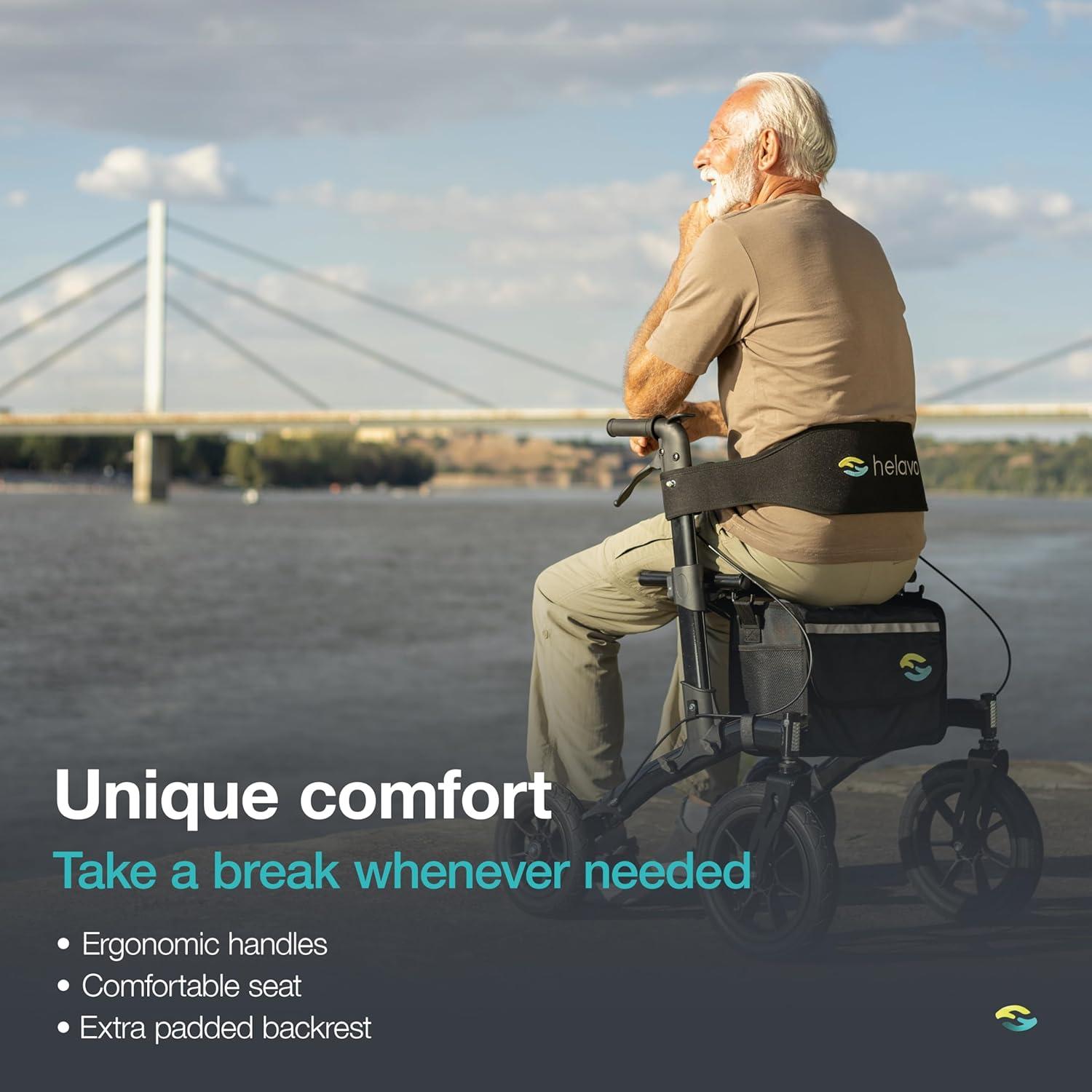 Andador Todo Terreno Helavo H1040 con Neumáticos 30.48 cm