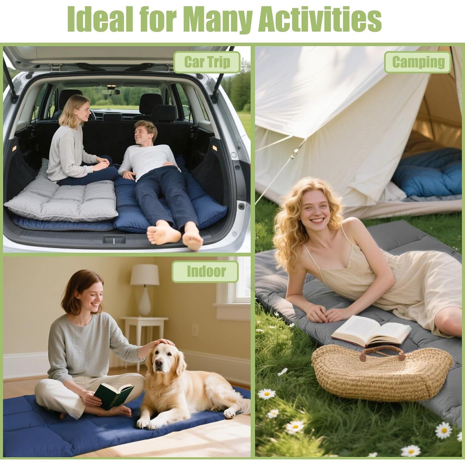 Almohadilla de Colchón para Cama de Campamento Tuphen 190.5x76.2cm