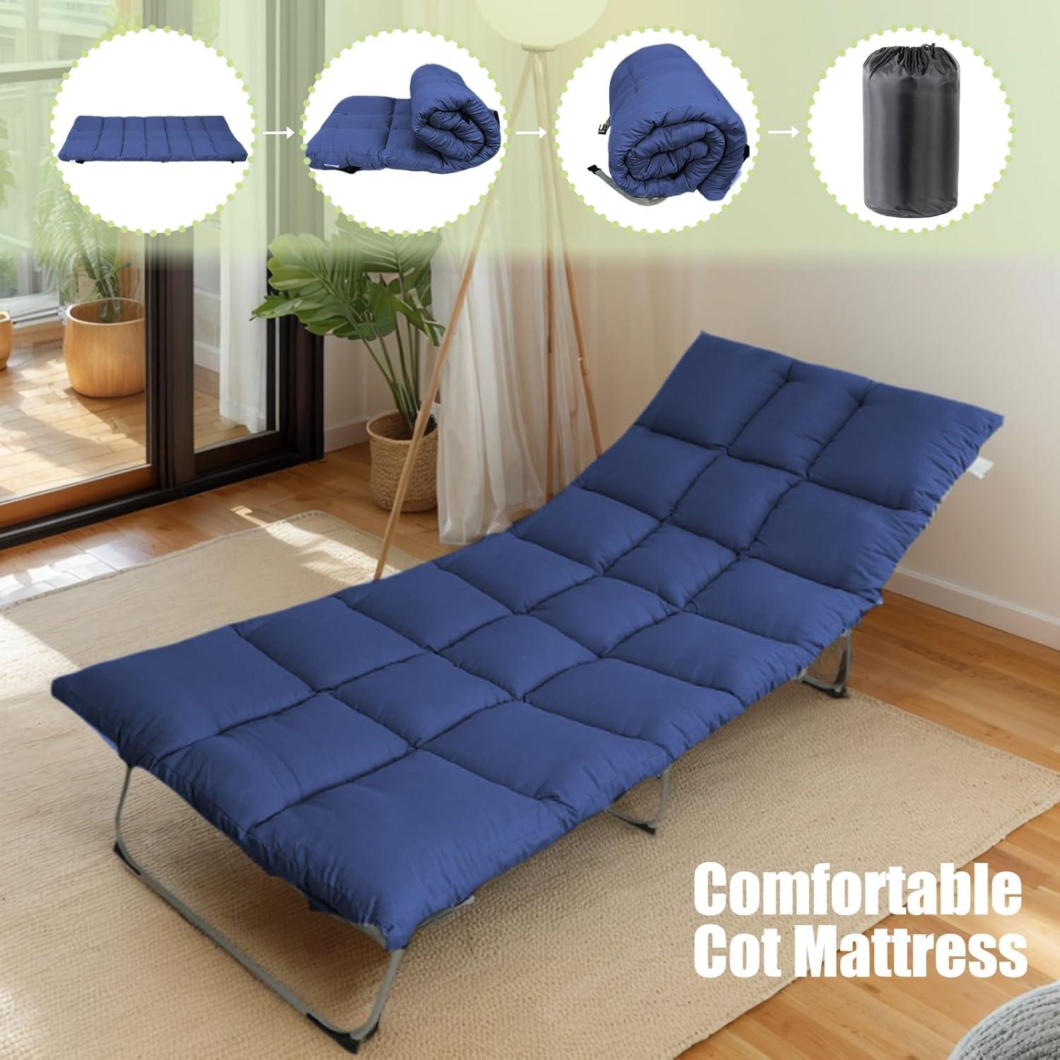 Almohadilla de Colchón para Cama de Campamento Tuphen 190.5x76.2cm