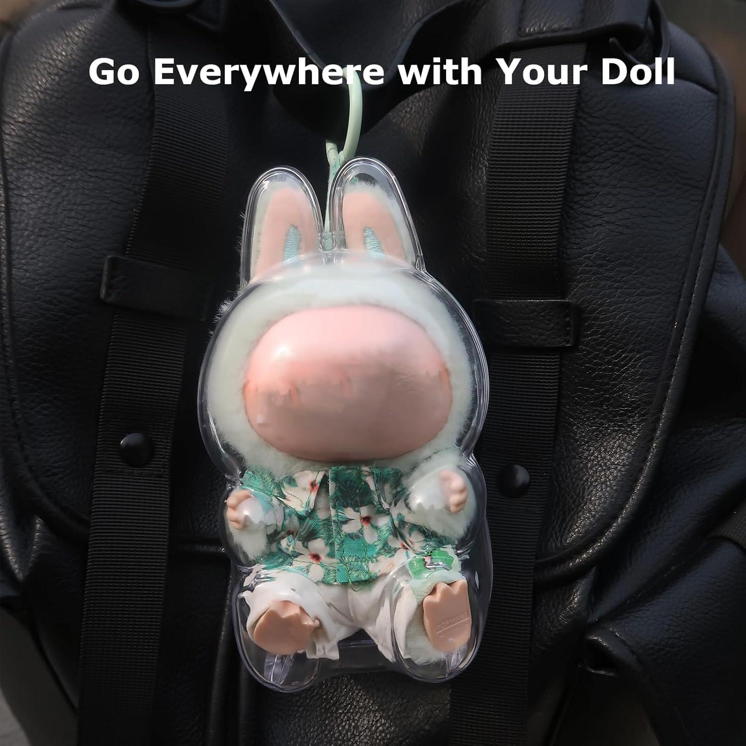 Funda Protectora Acrílica EAVAN para Figuras Sentadas 17cm