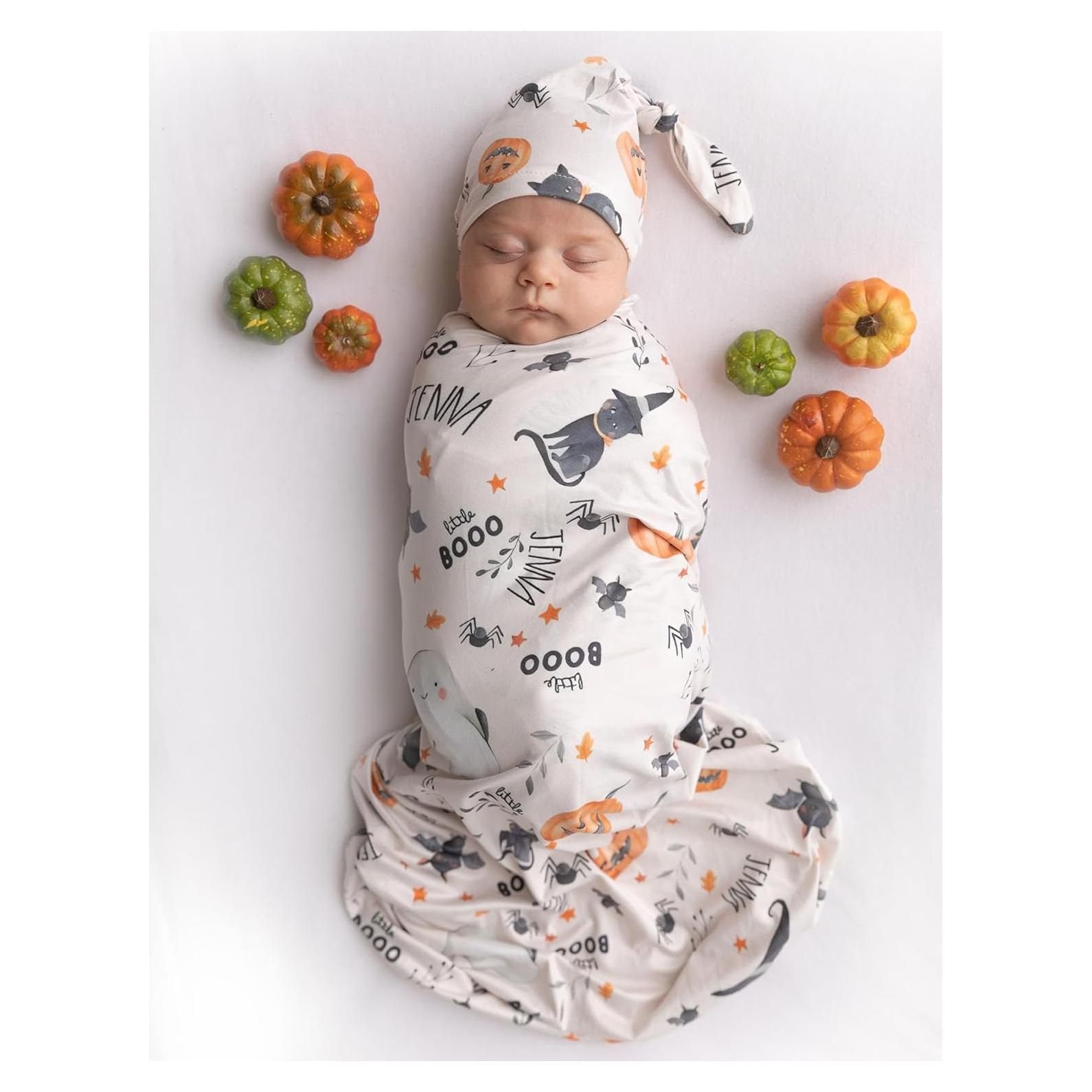 Manta de Recepción para Bebés Vollmic Beige Halloween 80x80cm