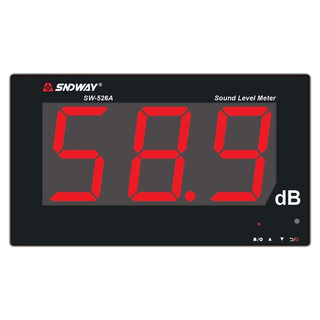 Medidor de Nivel de Sonido TestHelper SW-526A 30-130dB Pantalla LCD 18"