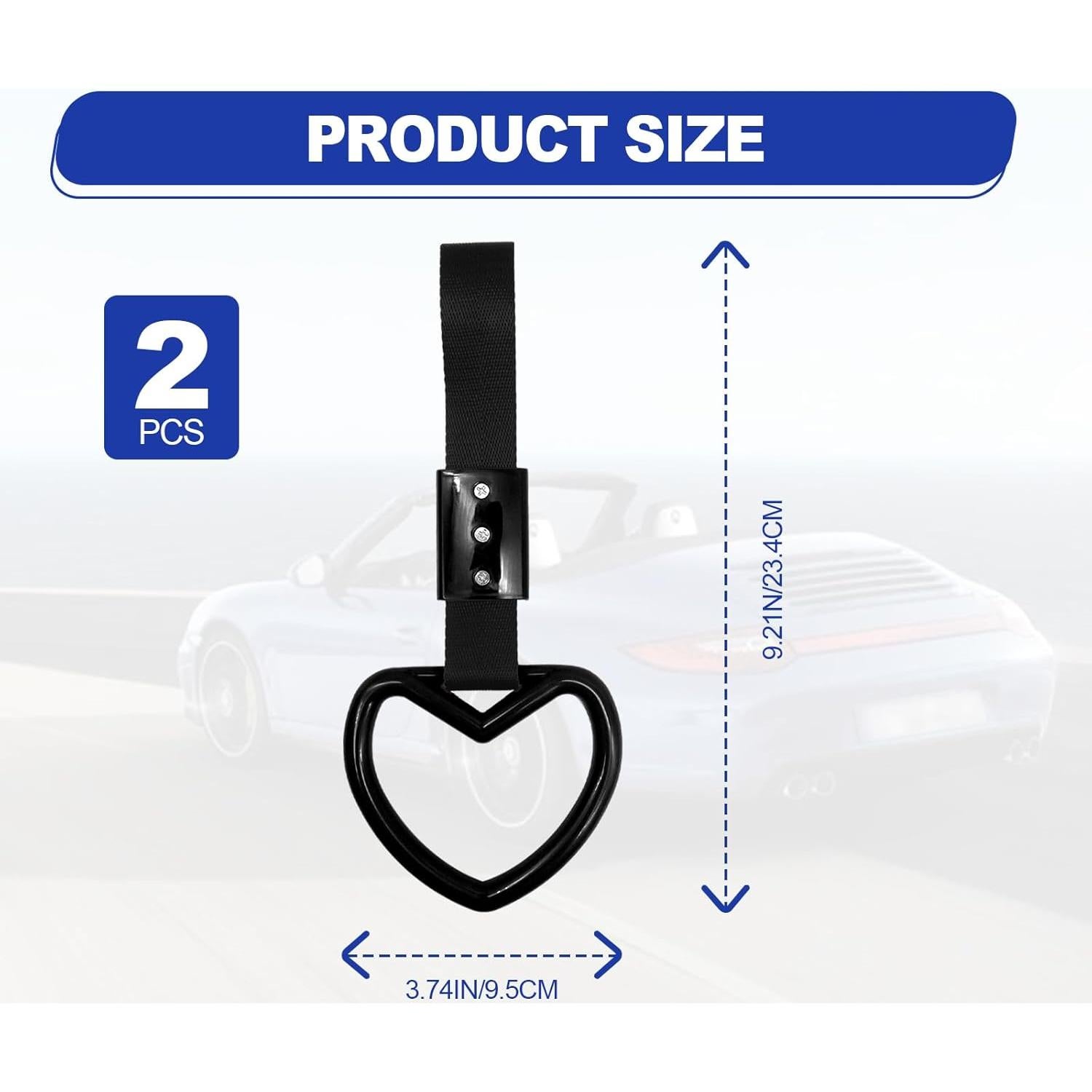 Anillos Decorativos de Advertencia para Coche BSAMZO - 2 Piezas