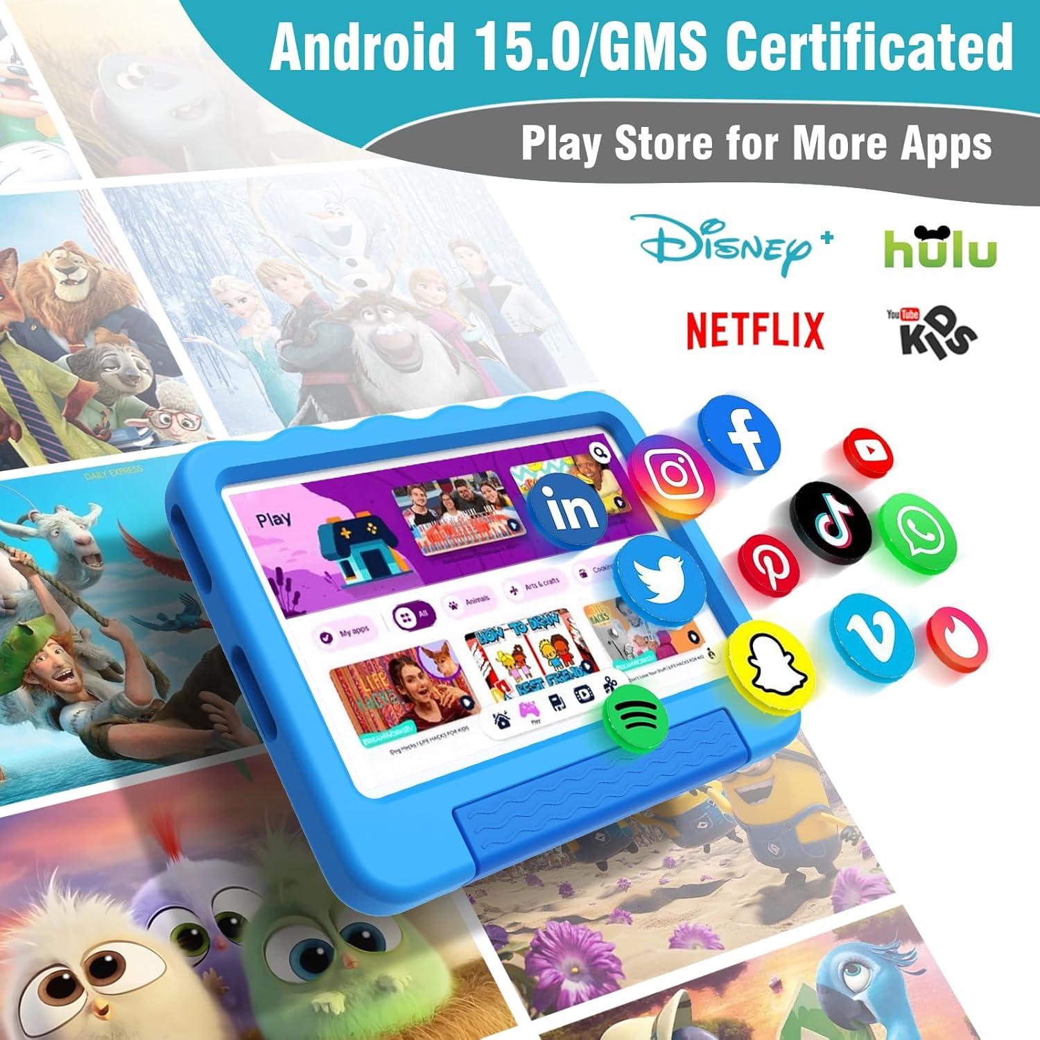 Tableta para Niños YosaToo K15 10" Android 15 64GB Octa-Core