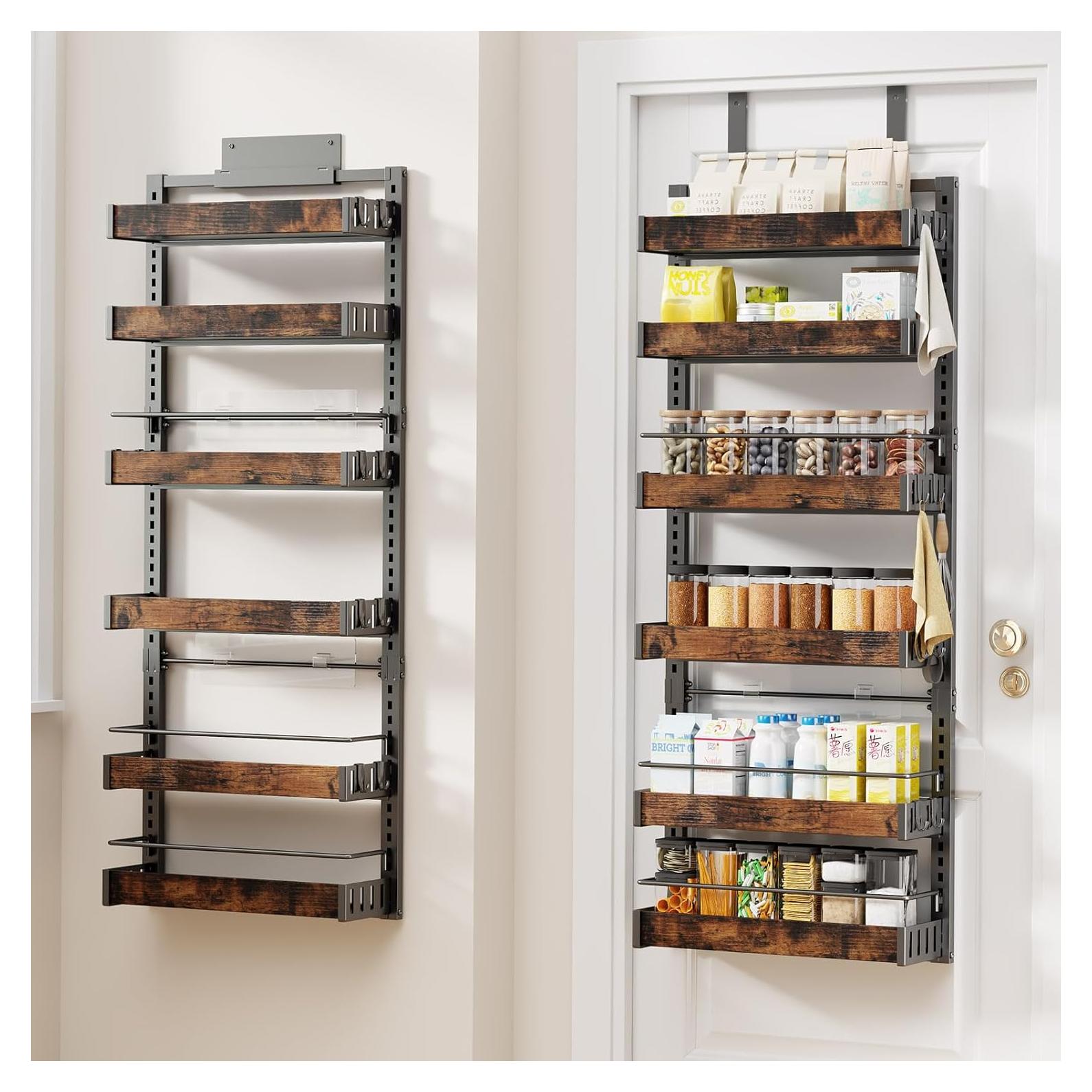 Organizador de despensa CUISIBOT 6 niveles negro ajustable