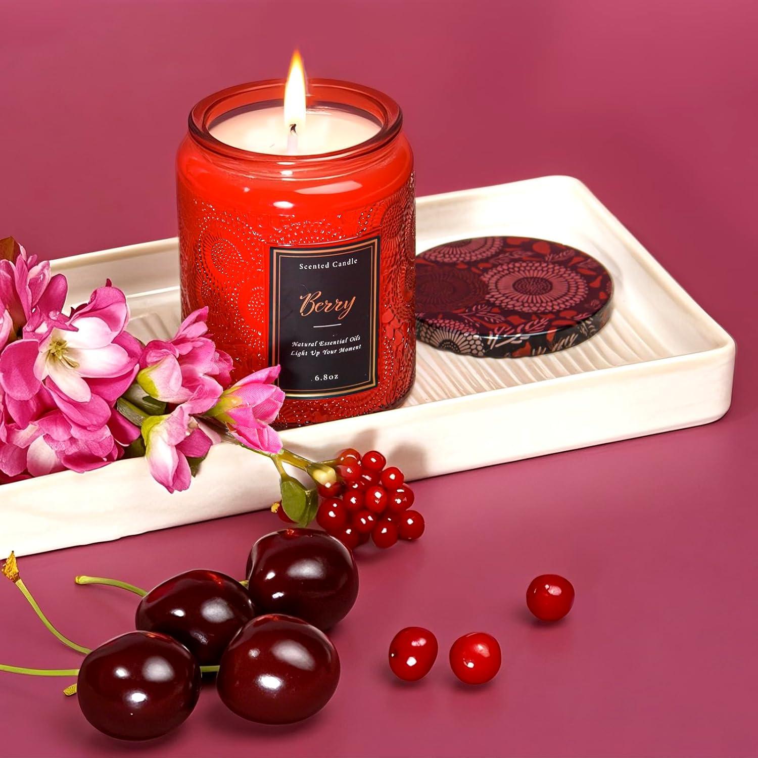 Vela Aromática Baya Azulfra 193g - Cera de Soja Natural