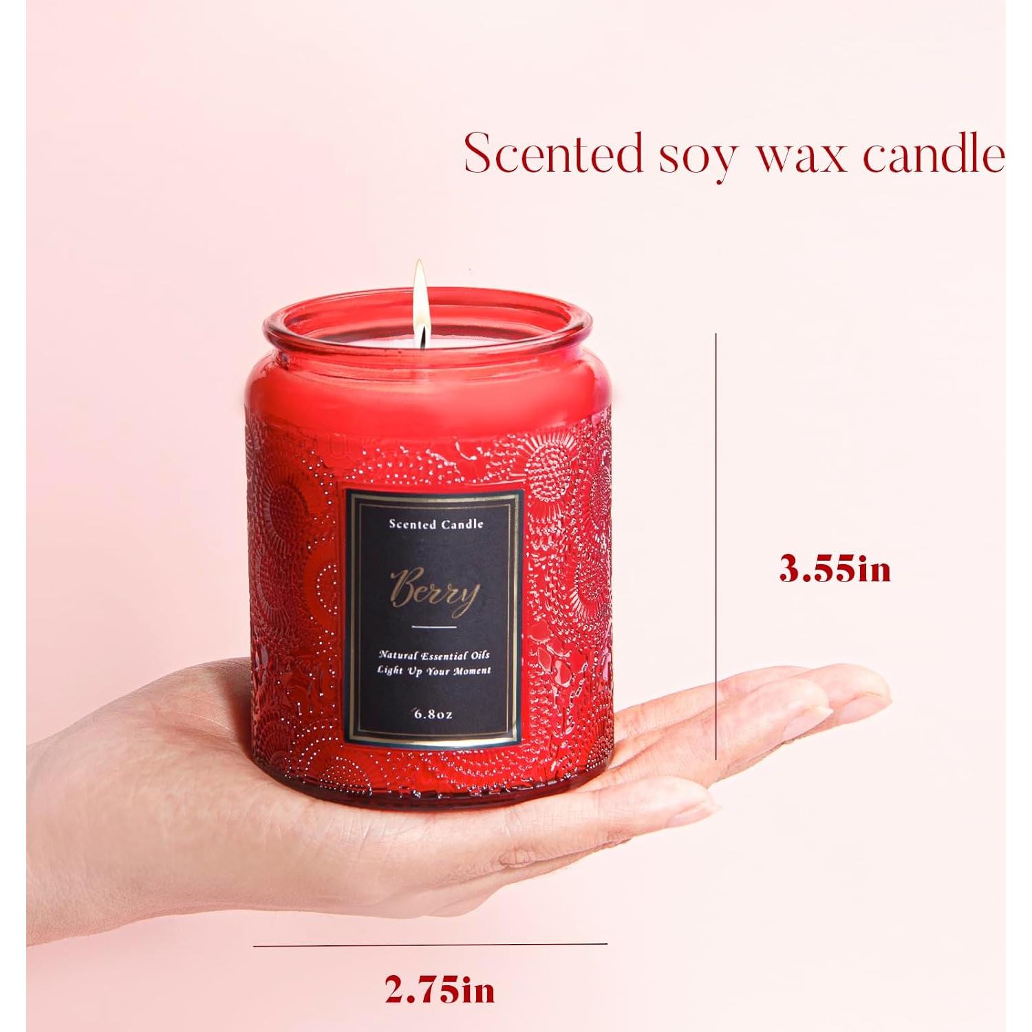 Vela Aromática Baya Azulfra 193g - Cera de Soja Natural